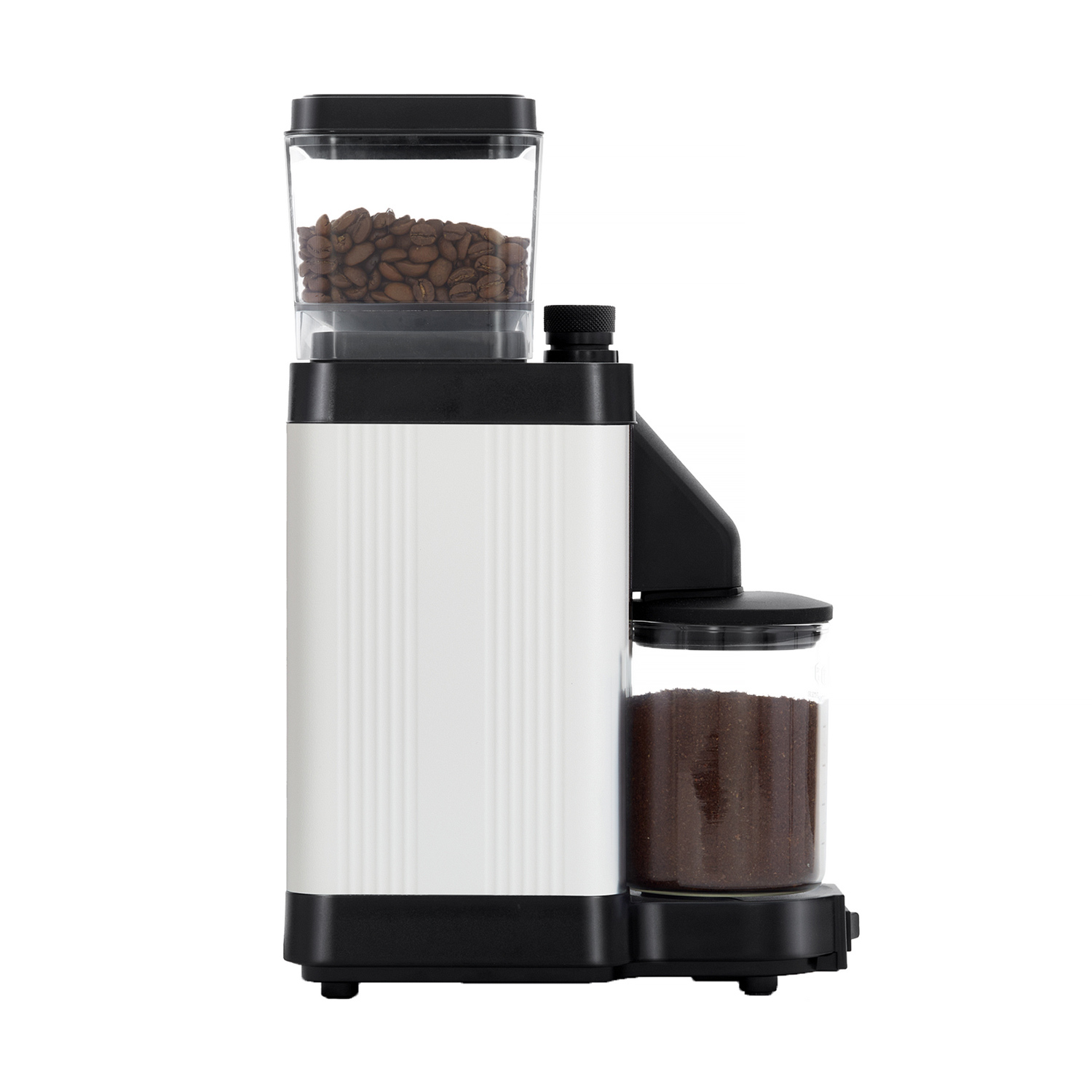 Moccamaster - KM5 Burr Grinder Matt White - Młynek automatyczny