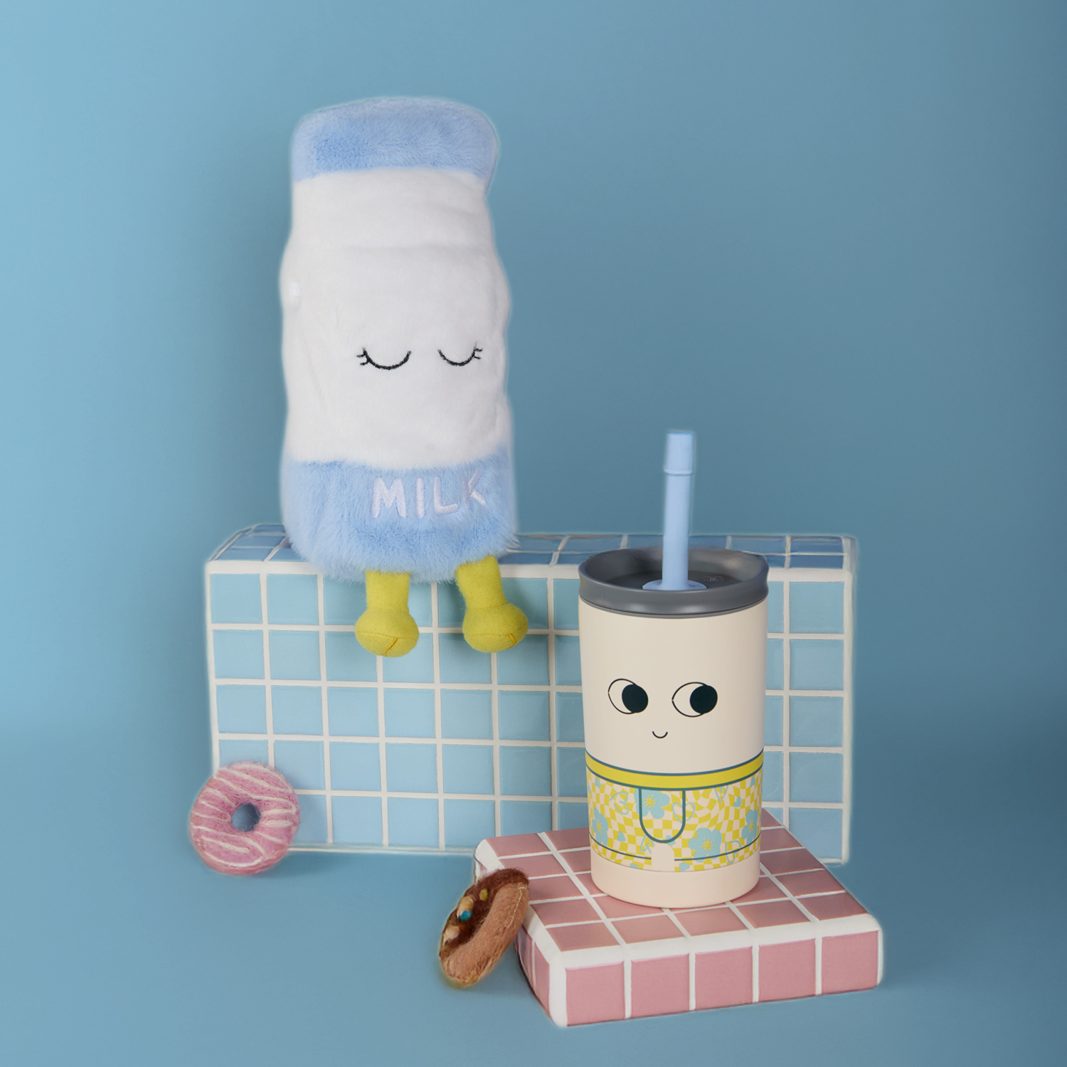 Asobu - Fuzzie Millie - Kubek termiczny z pokrowcem pluszowym 360ml