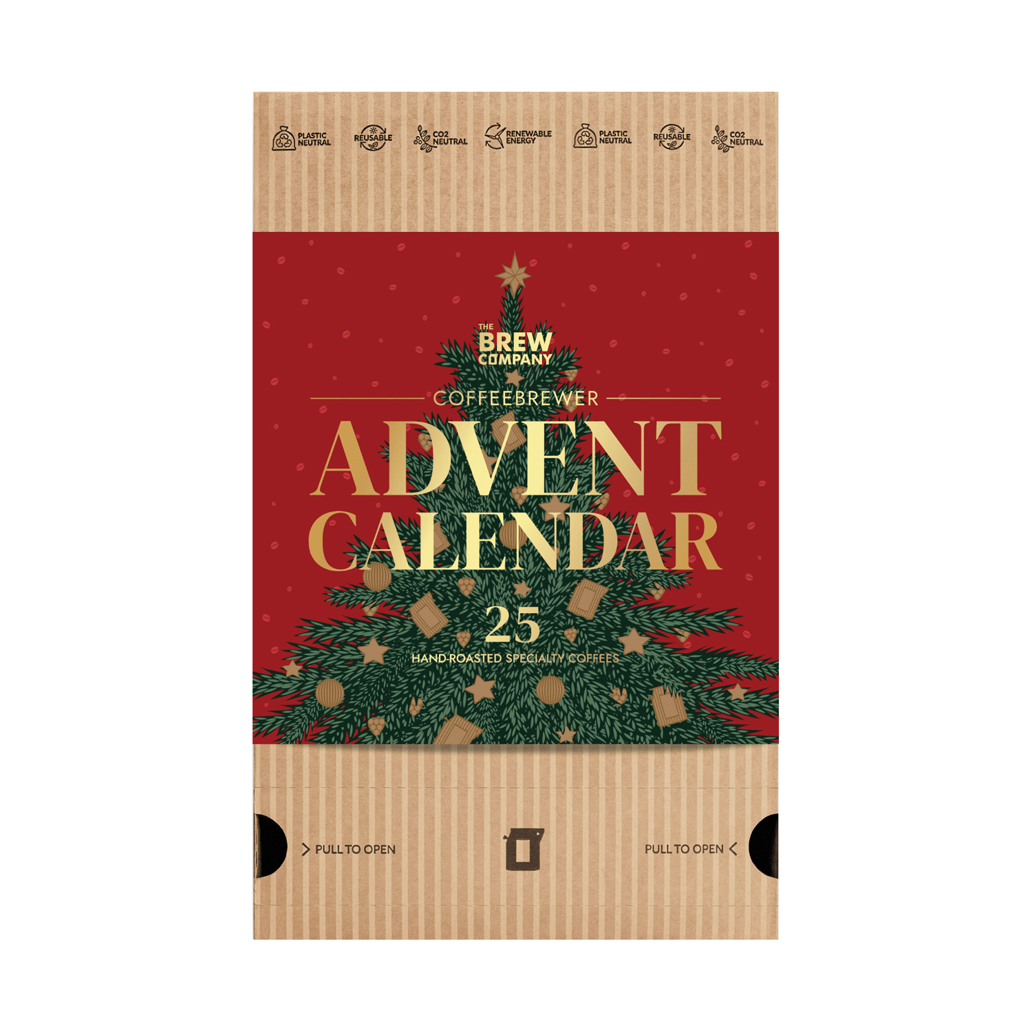 The Brew Company - Advent Calendar Festive Red Coffee Omniroast 525 g