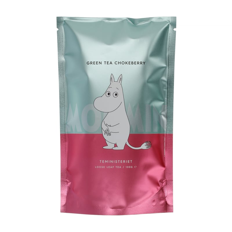 Teministeriet - Moomin Green Tea Chokeberry - Loose Tea 100g - Refill