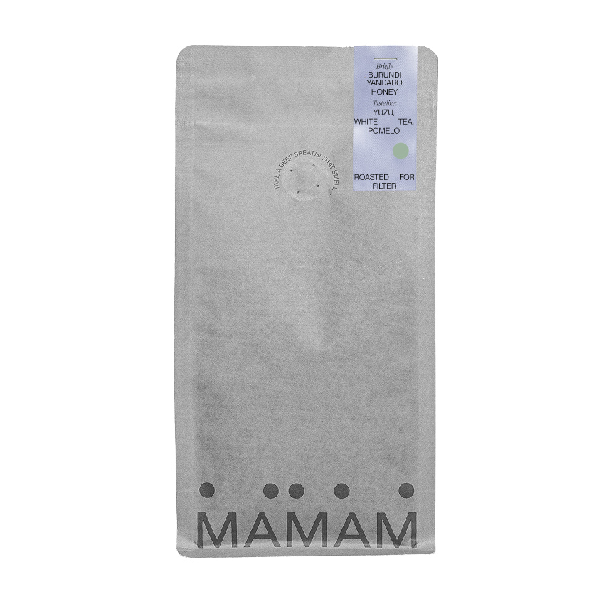 MAMAM - Burundi Yandaro Honey Filter 250 g