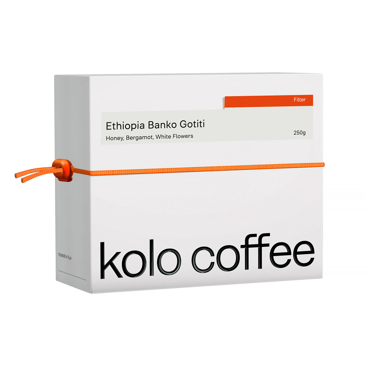 Kolo Coffee - kawa ziarnista Ethiopia Banko Gotiti Washed Filter 250 g