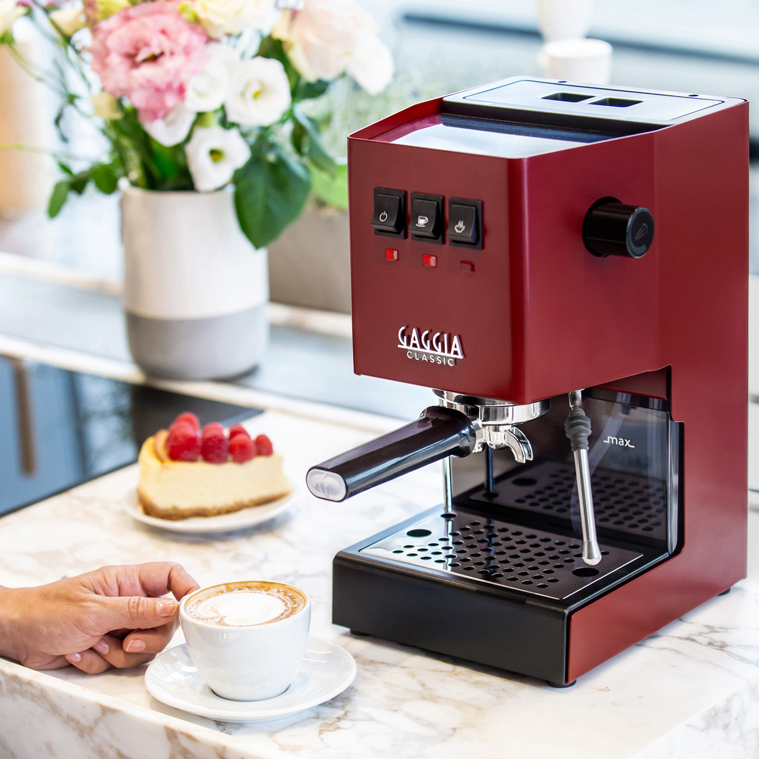 Gaggia - Classic EVO Cherry Red