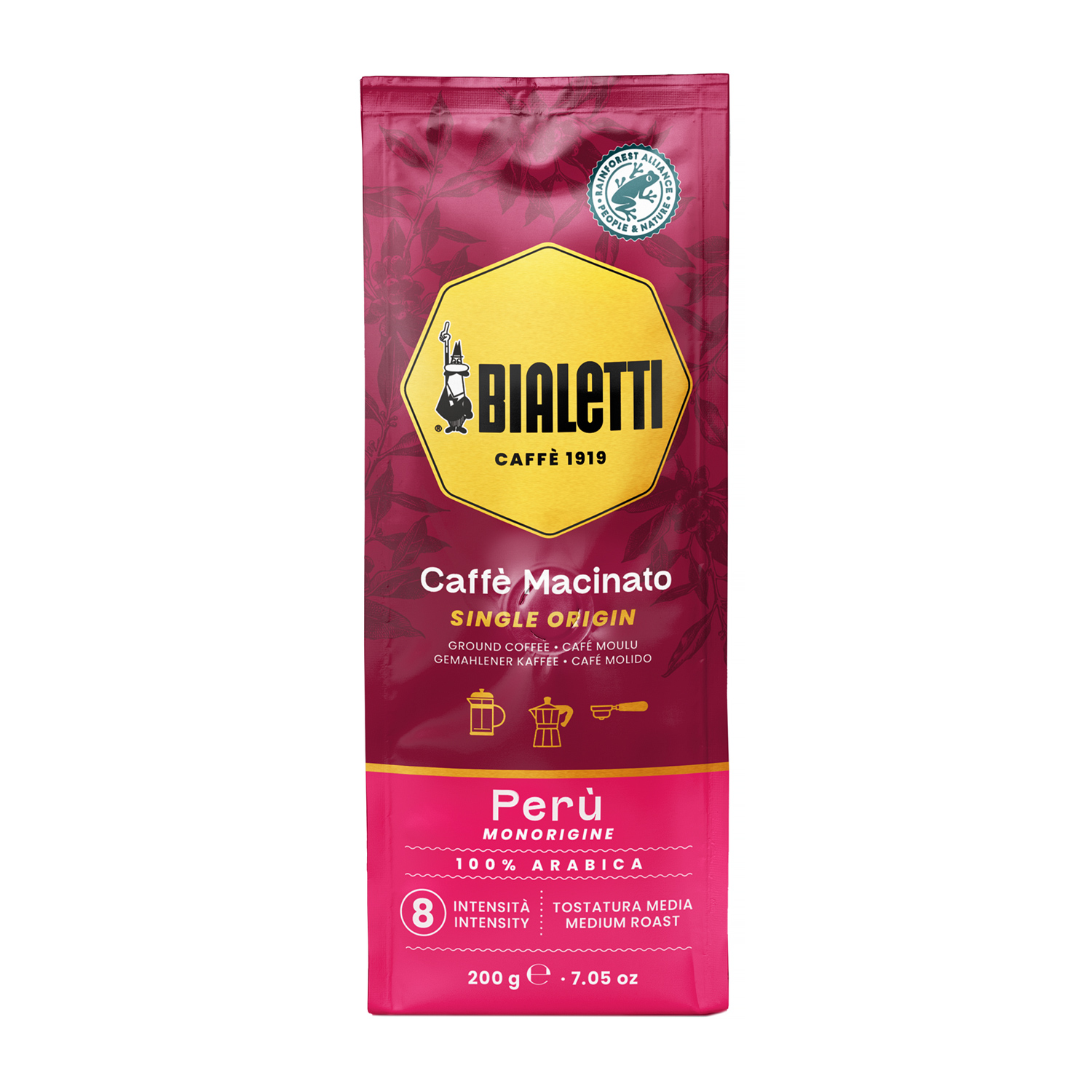 Bialetti - Caffe Macinato Peru Rainforest Espresso 200g