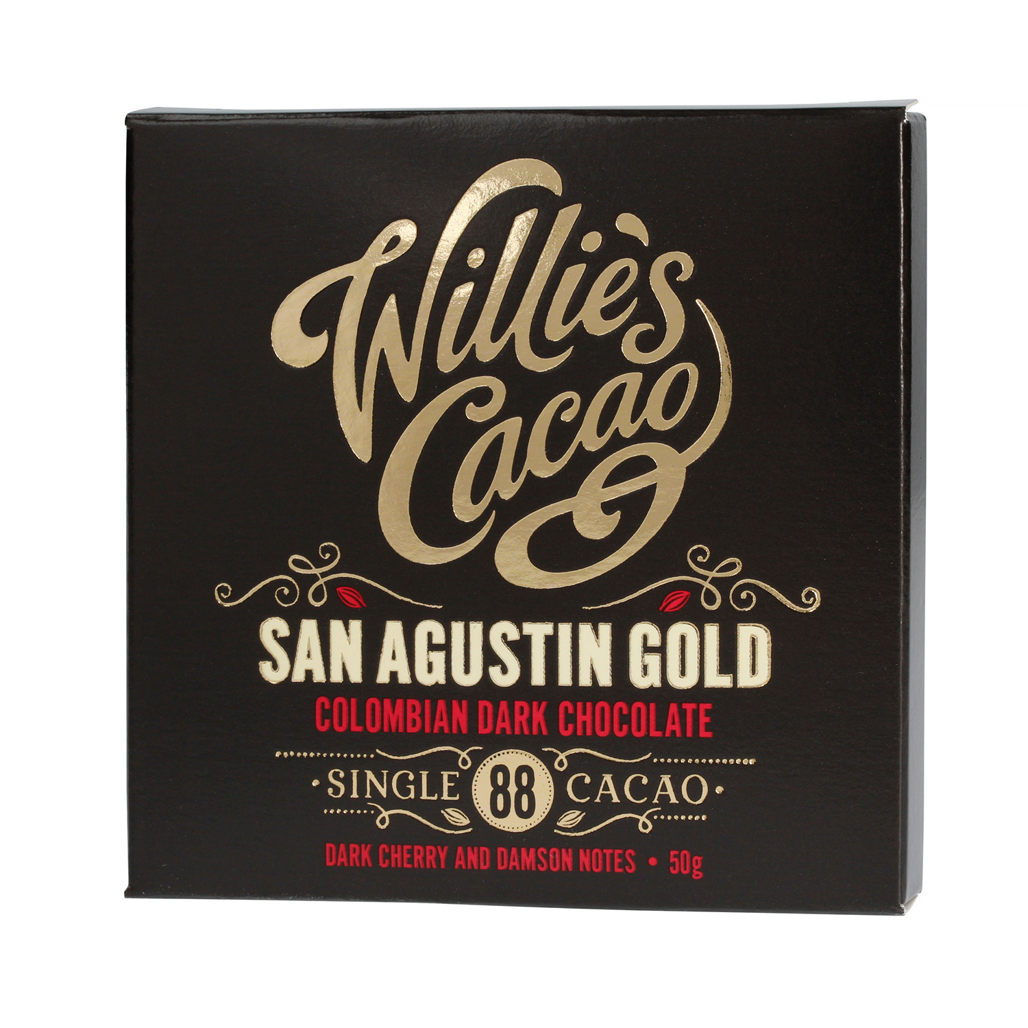 Willie's Cacao - 88% San Agustin Gold Colombia Chocolate 50g