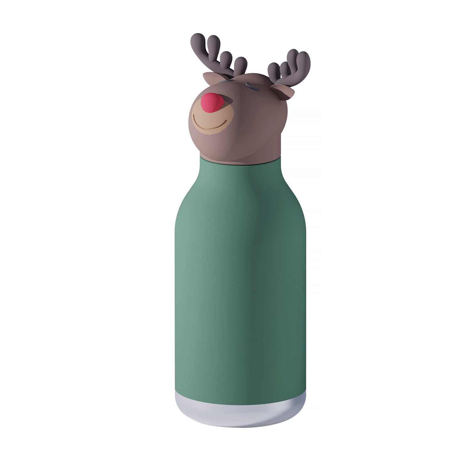 Asobu - Bestie Reindeer - 460 ml Insulated Bottle with Straw