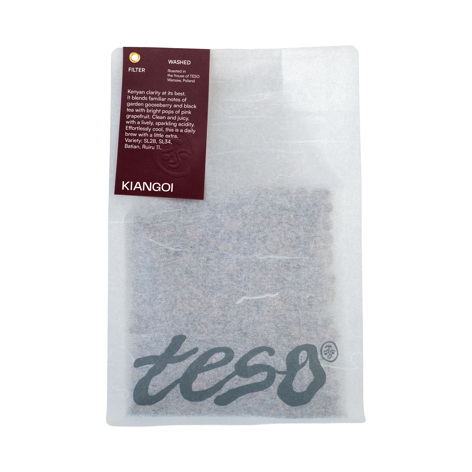 Teso - kawa ziarnista Kenia Kiangoi Washed Filter 250 g