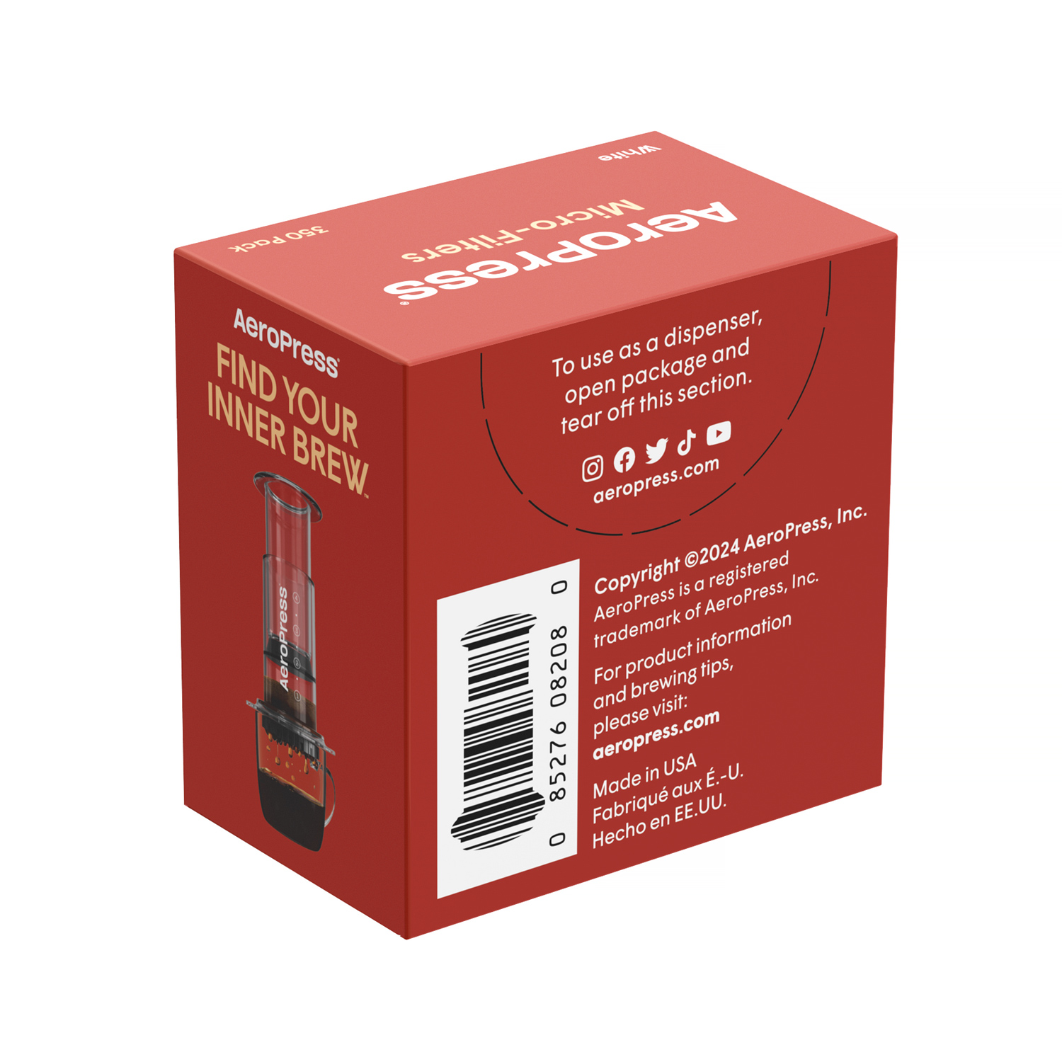 AeroPress - Standard Paper Filters 350 Pieces