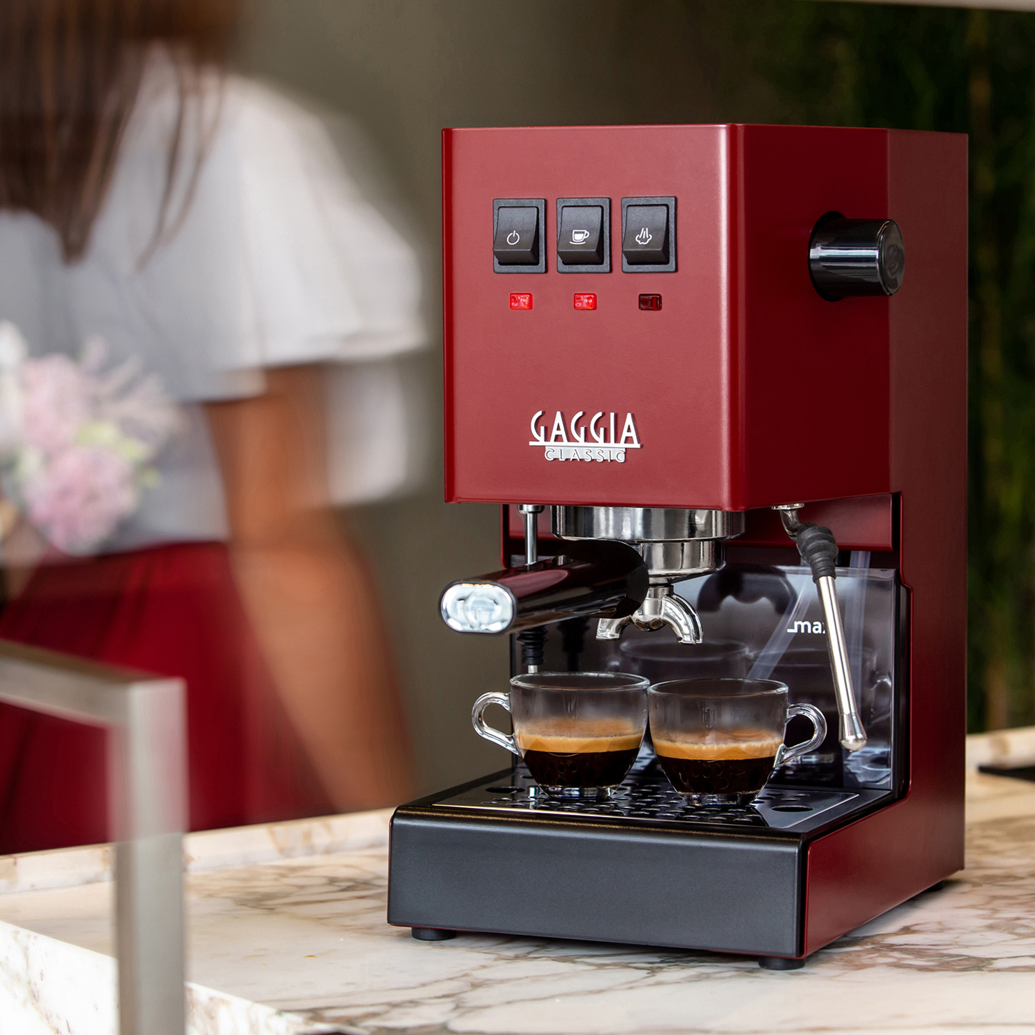 Gaggia - Classic EVO Cherry Red