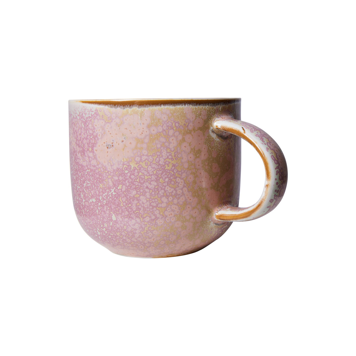 HKliving - Chef Ceramics Mug Rustic Pink 320ml