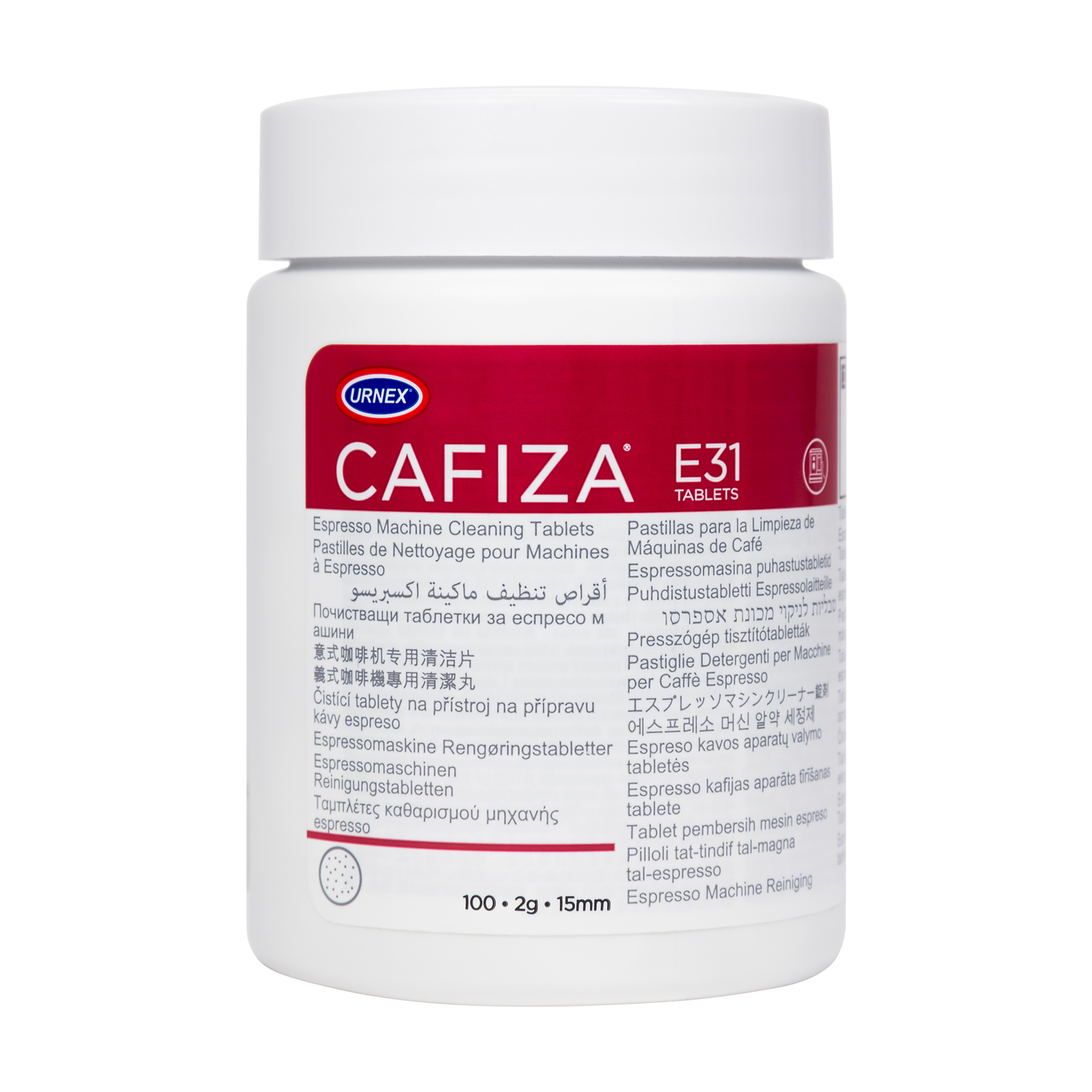 Urnex Cafiza E31 - Tabletki do czyszczenia ekspresów - 100 sztuk