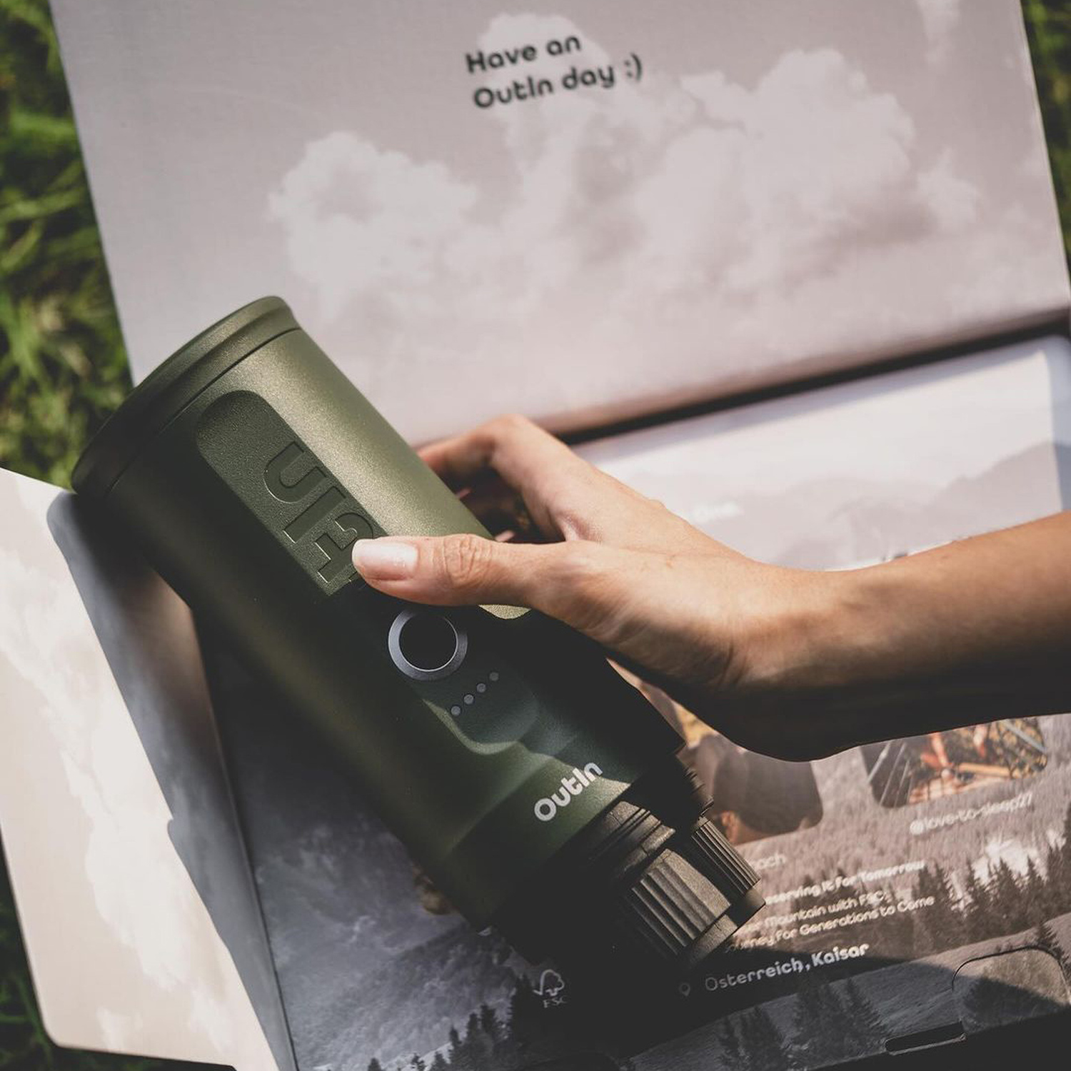 Outin - Nano Espresso Maker Forest Green