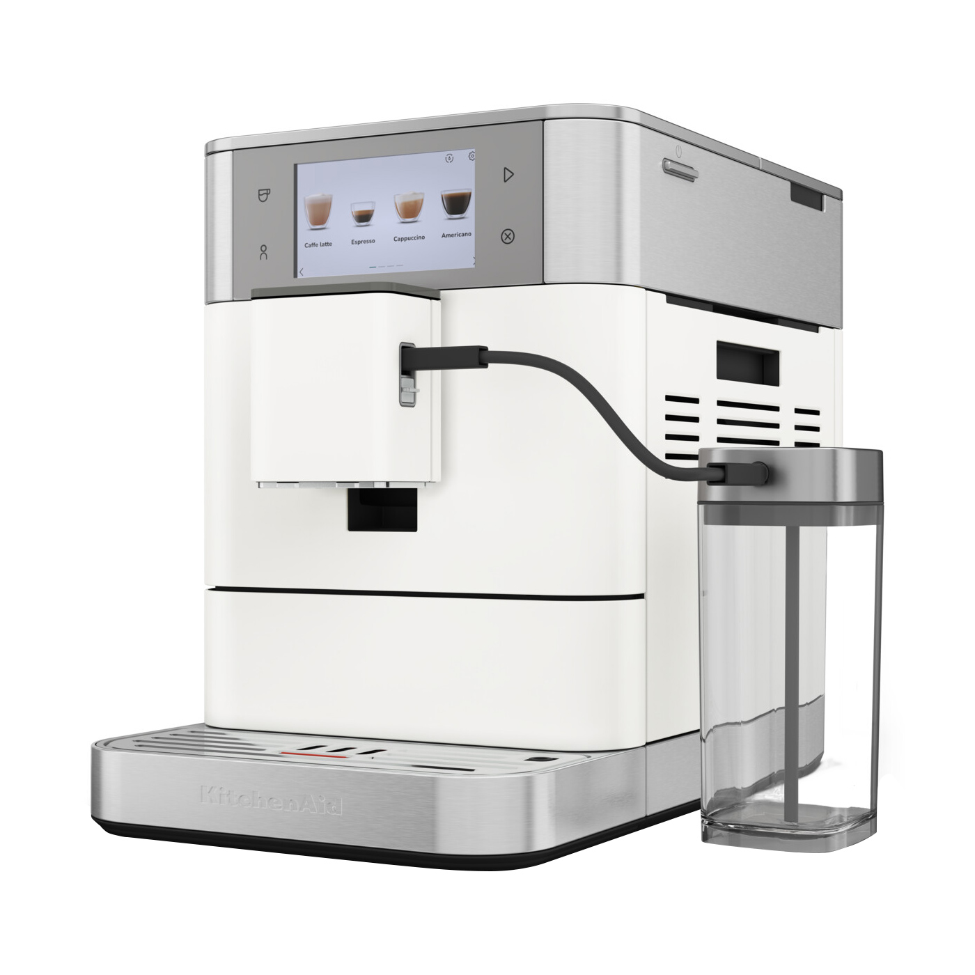 KitchenAid - Automatic Espresso Machine KF8 porcelain white