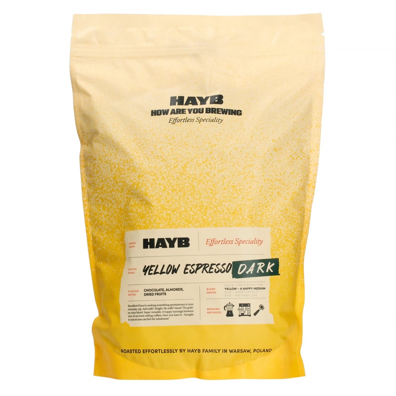 HAYB - Yellow Espresso Blend DARK 1kg