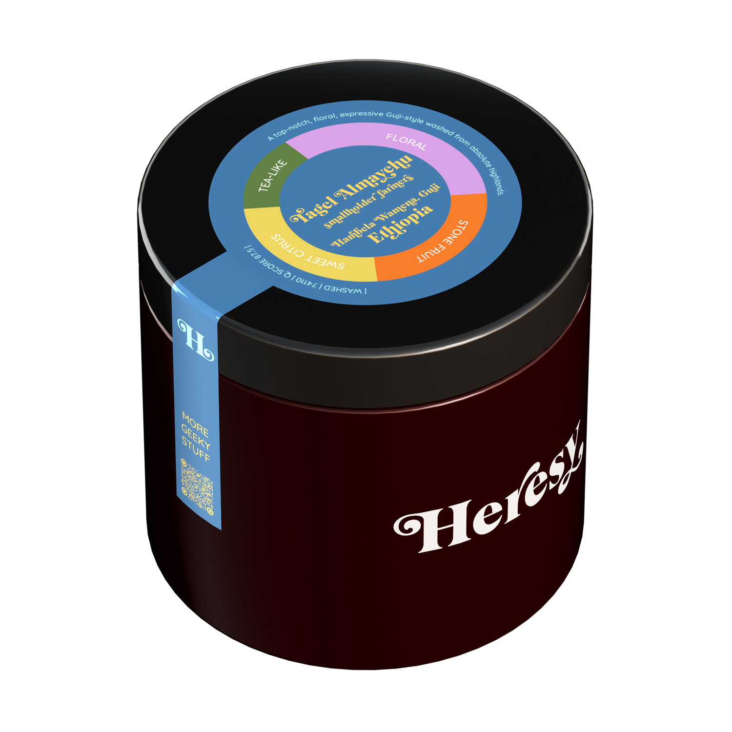 Heresy - kawa ziarnista Etiopia Tagel Alamayehu Washed Filter 252 g