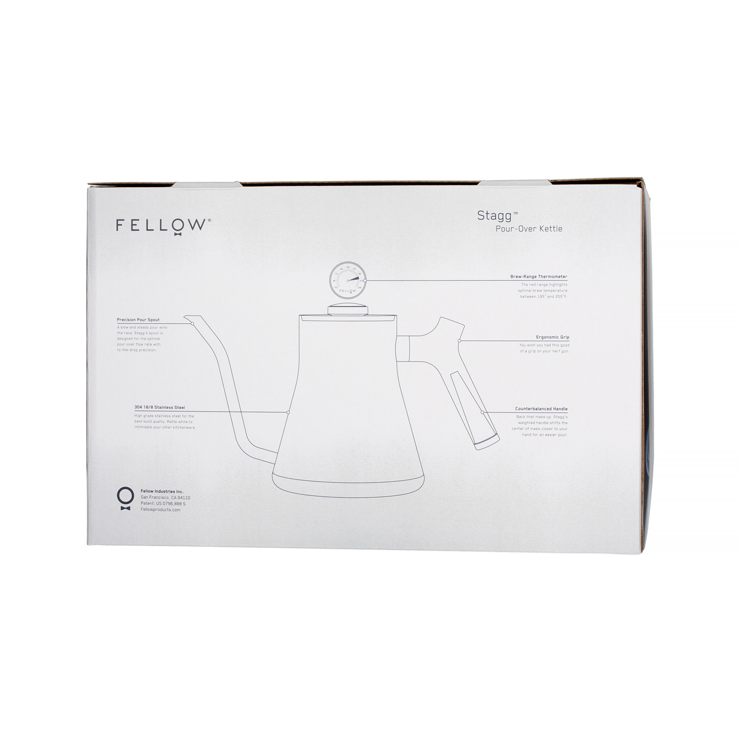 Fellow Stagg Kettle - Matte White