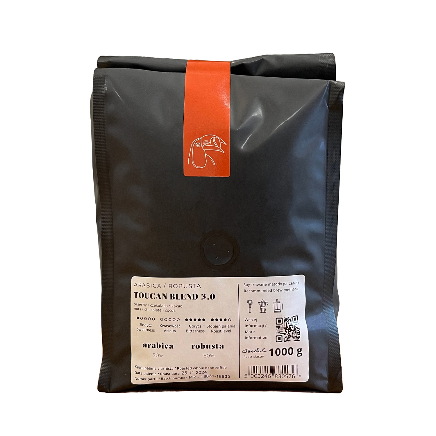 Hard Beans - Toucan Blend 3.0 Espresso 1kg