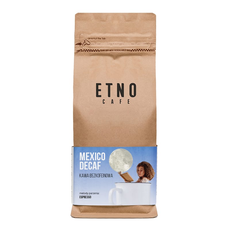Etno Cafe - Meksyk Decaf - Kawa bezkofeinowa Espresso 250g