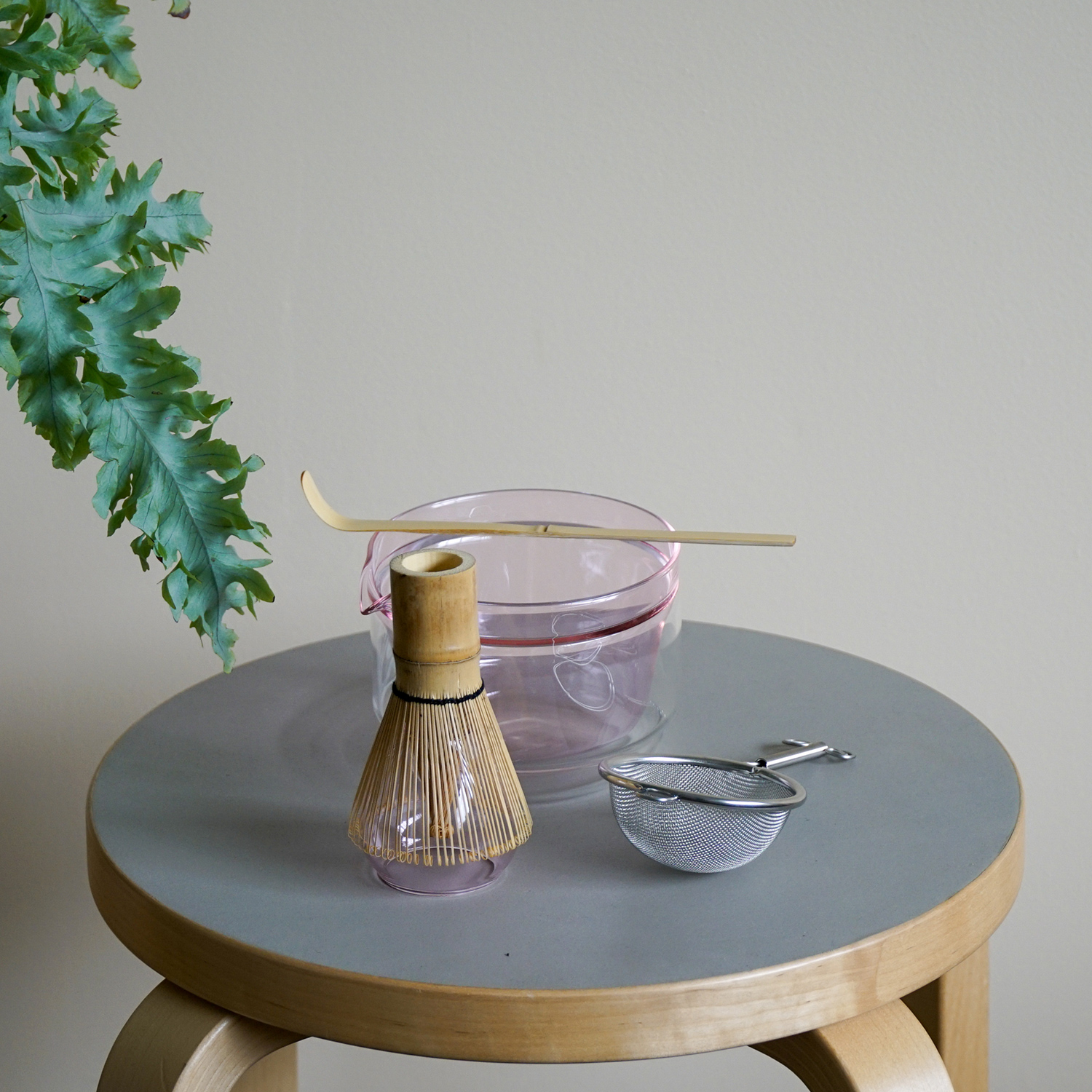 Hario - zestaw do matchy - różowy