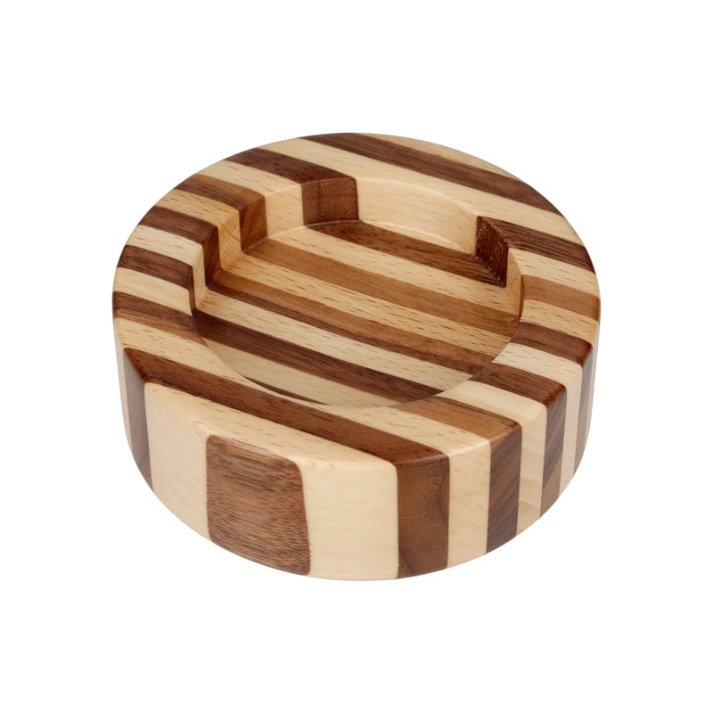 Motta - Wooden Tamper Base with Stripes