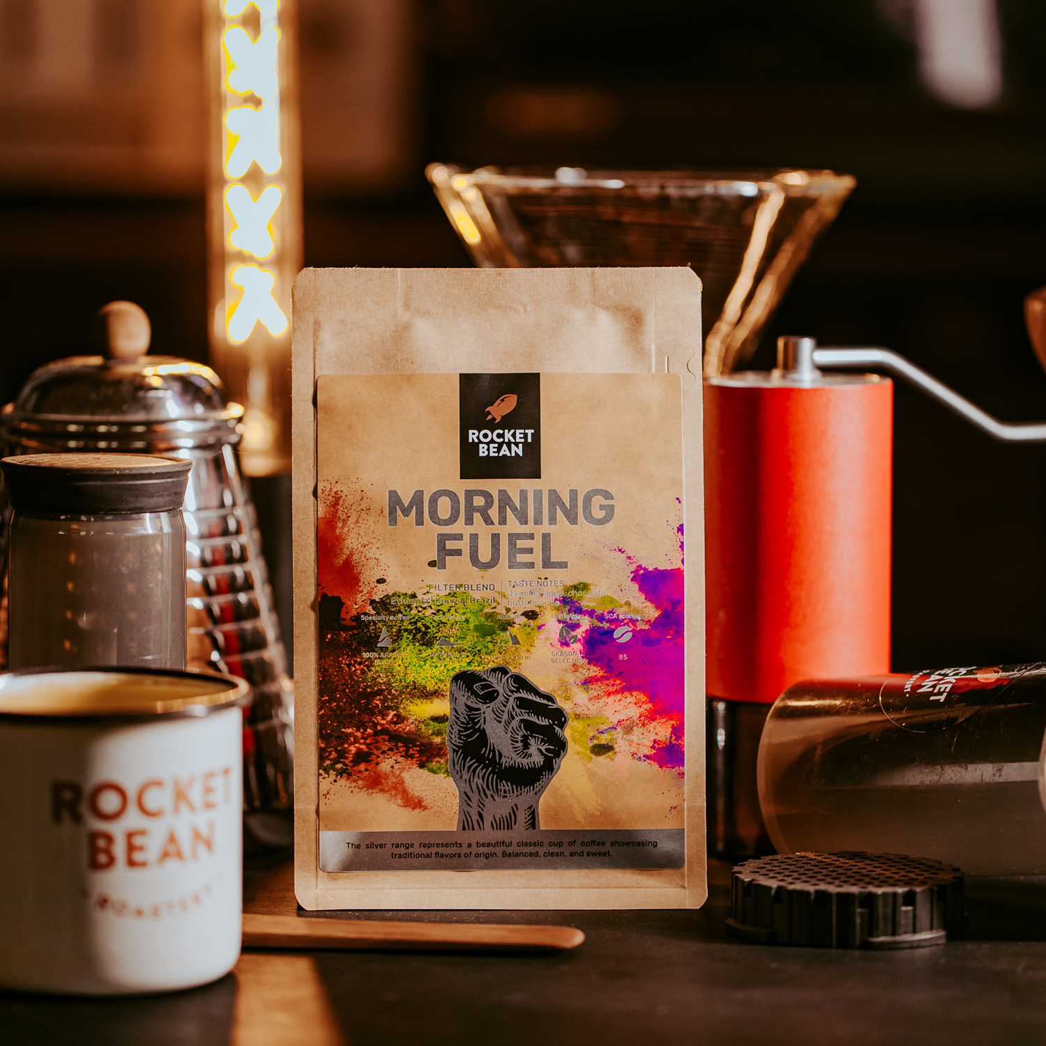 Rocket Bean - Morning Fuel Blend Filter 200 g