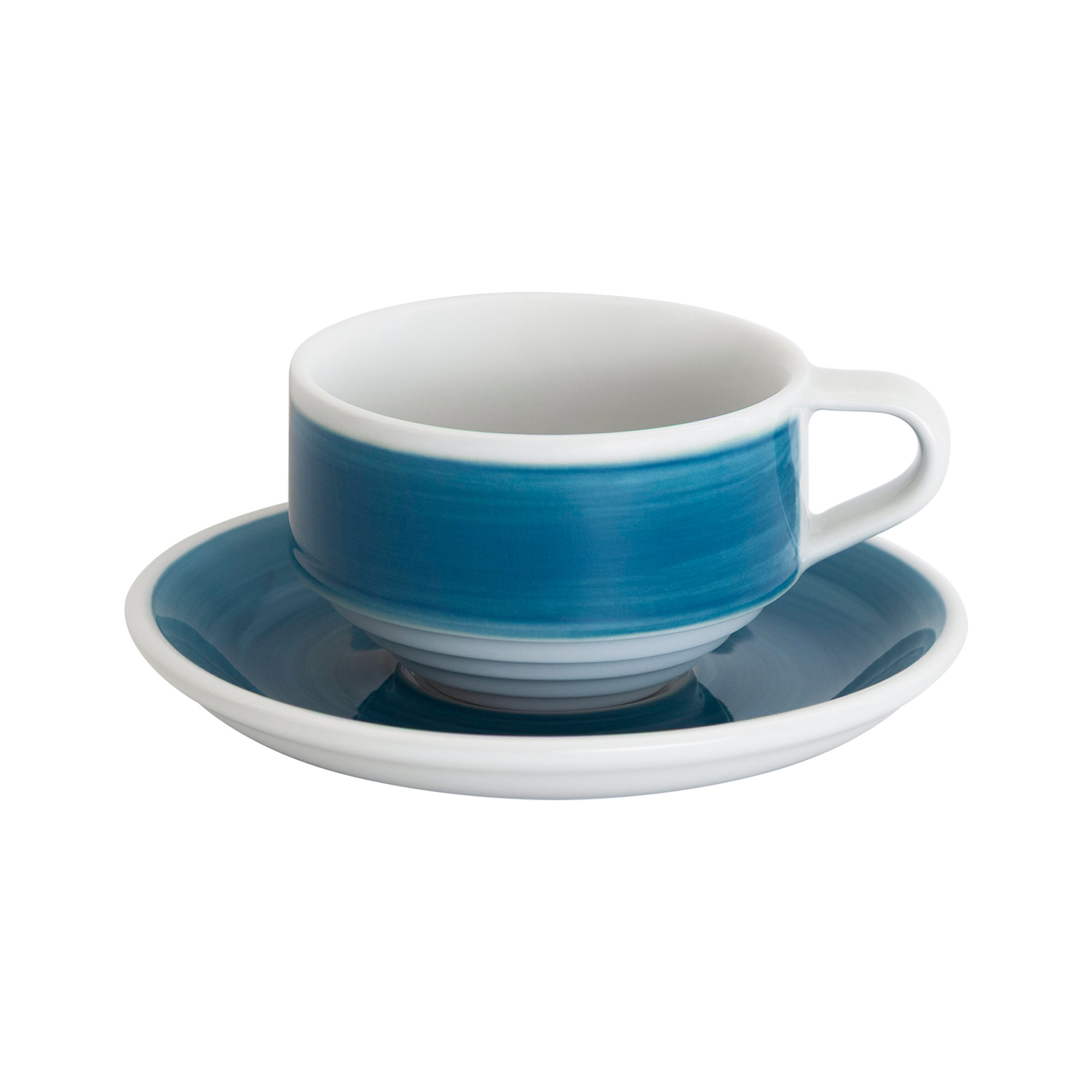 Loveramics Deco - 120 ml Cortado cup and saucer - Blue
