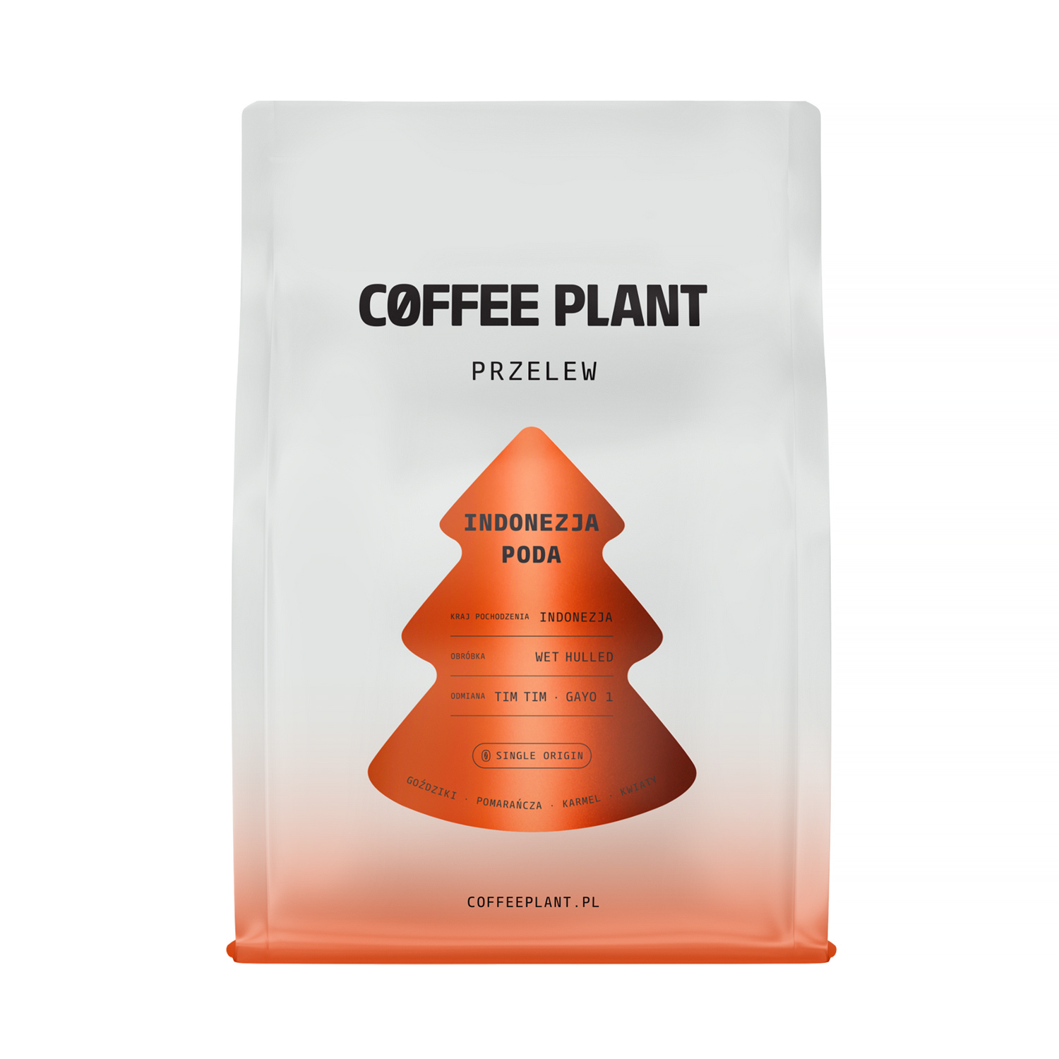 COFFEE PLANT - kawa ziarnista Świąteczna Indonezja Poda Wet Hulled Filter 250 g