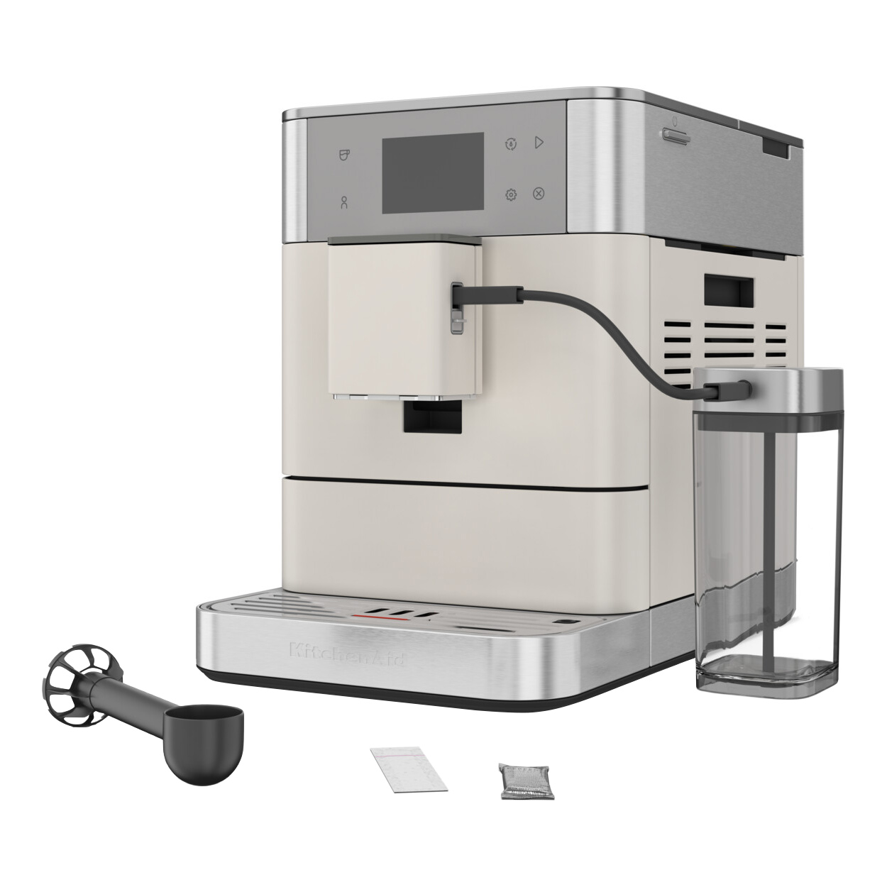 KitchenAid - Automatic Espresso Machine KF7 porcelain white