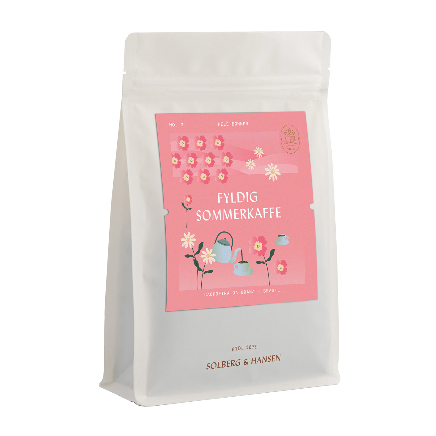 Solberg & Hansen - Fyldig Sommerkaffe Brazil Cachoeira da Grama Natural Filter 250 g