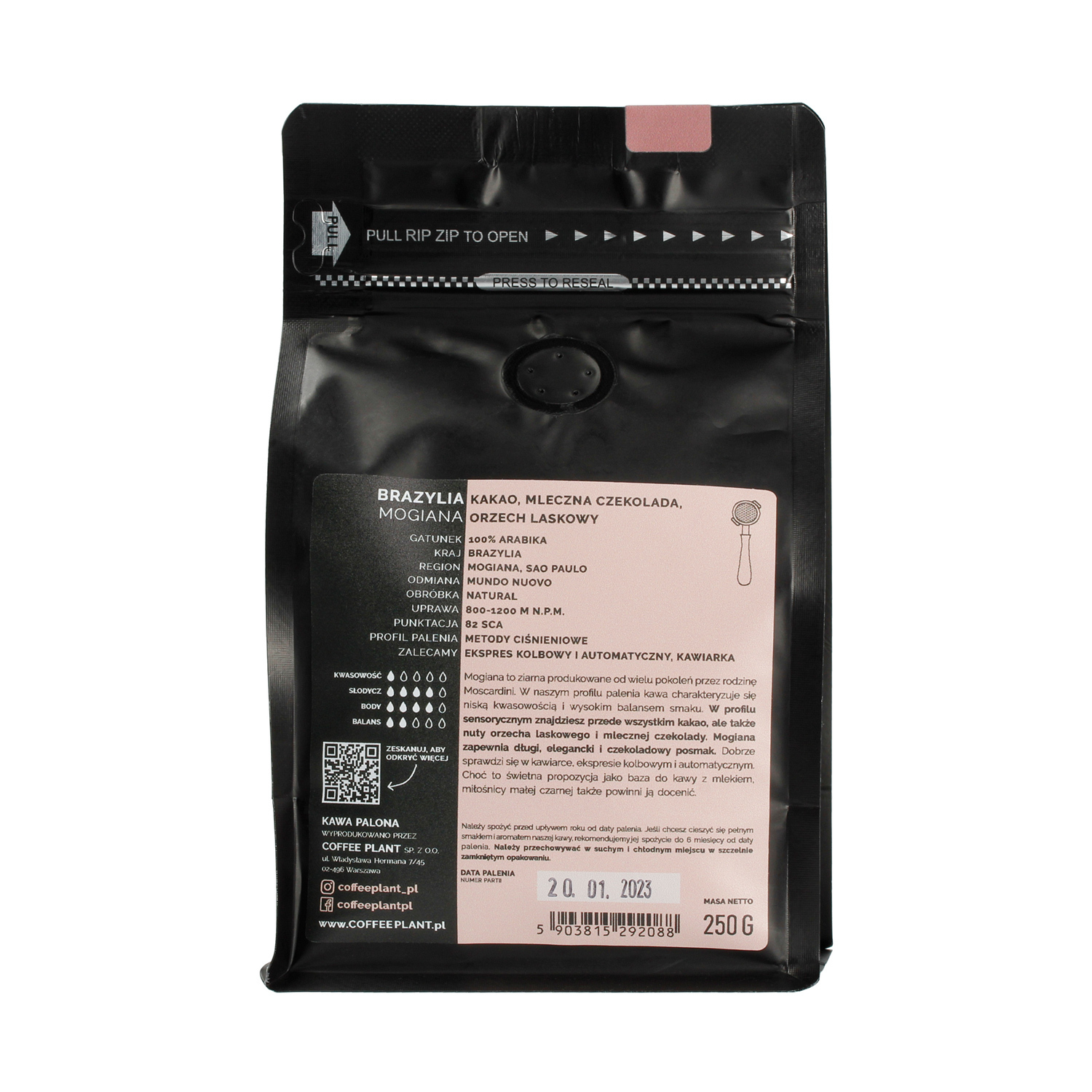 COFFEE PLANT - Brazylia Mogiana Espresso 250g