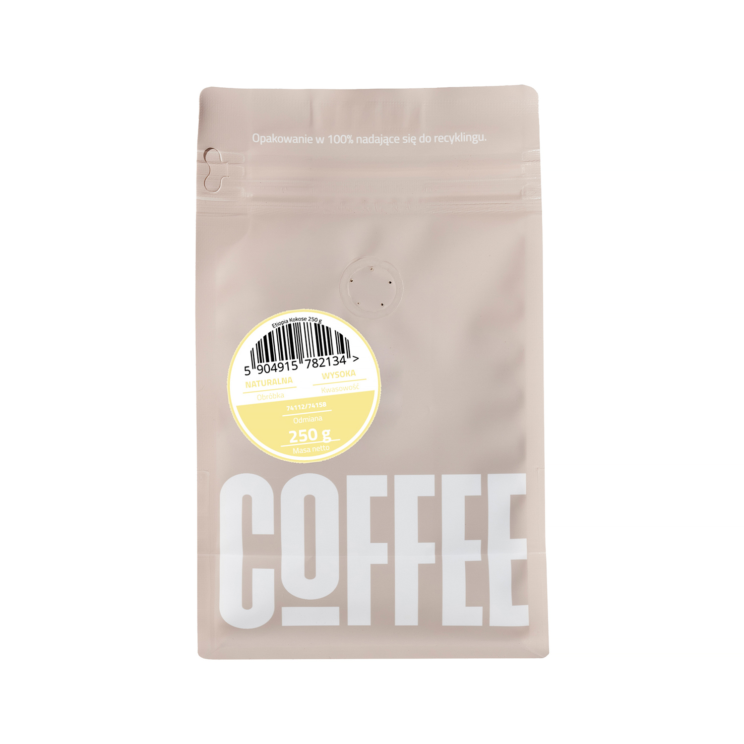 CoffeeLab - kawa ziarnista Etiopia Kokose Natural Filter 250 g
