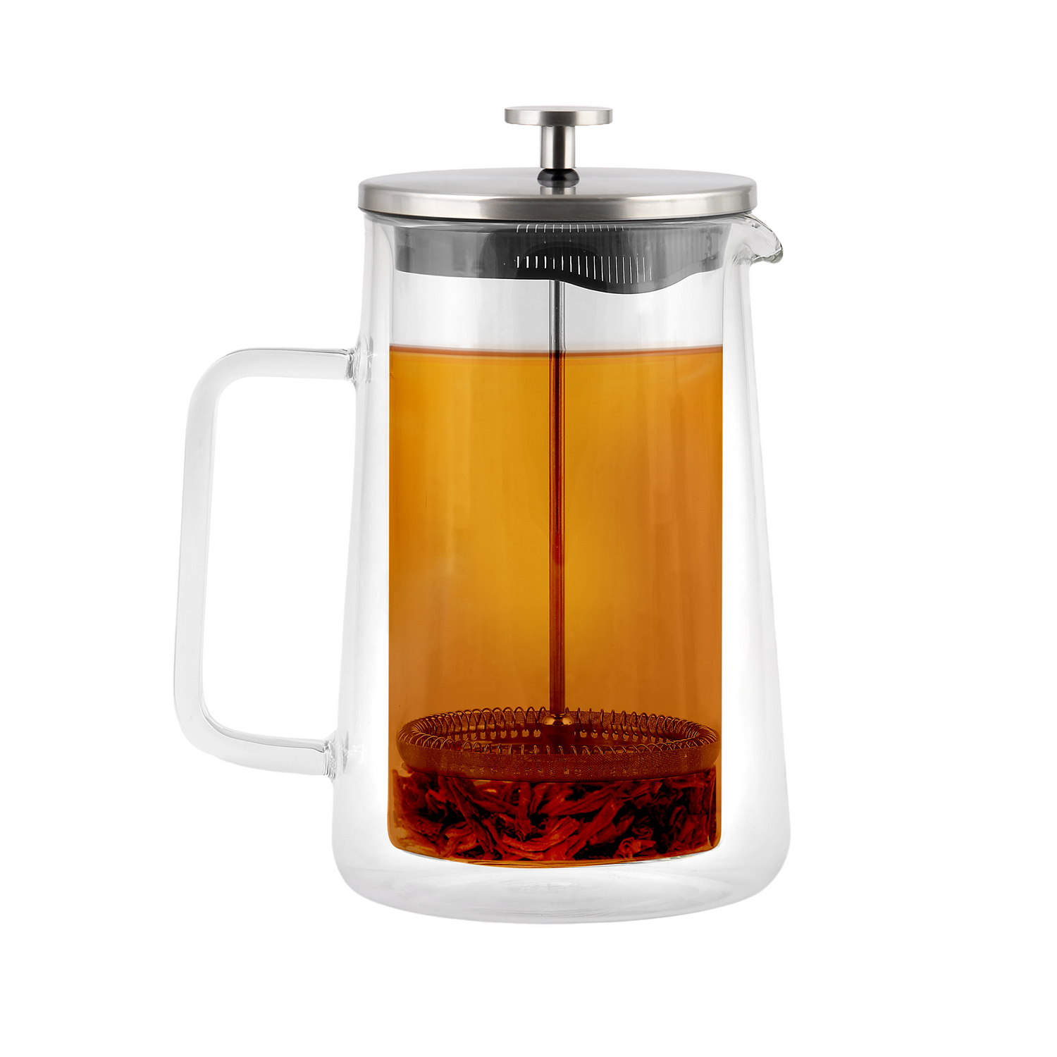 Vialli Design - Diva French Press Silver Matt 1l