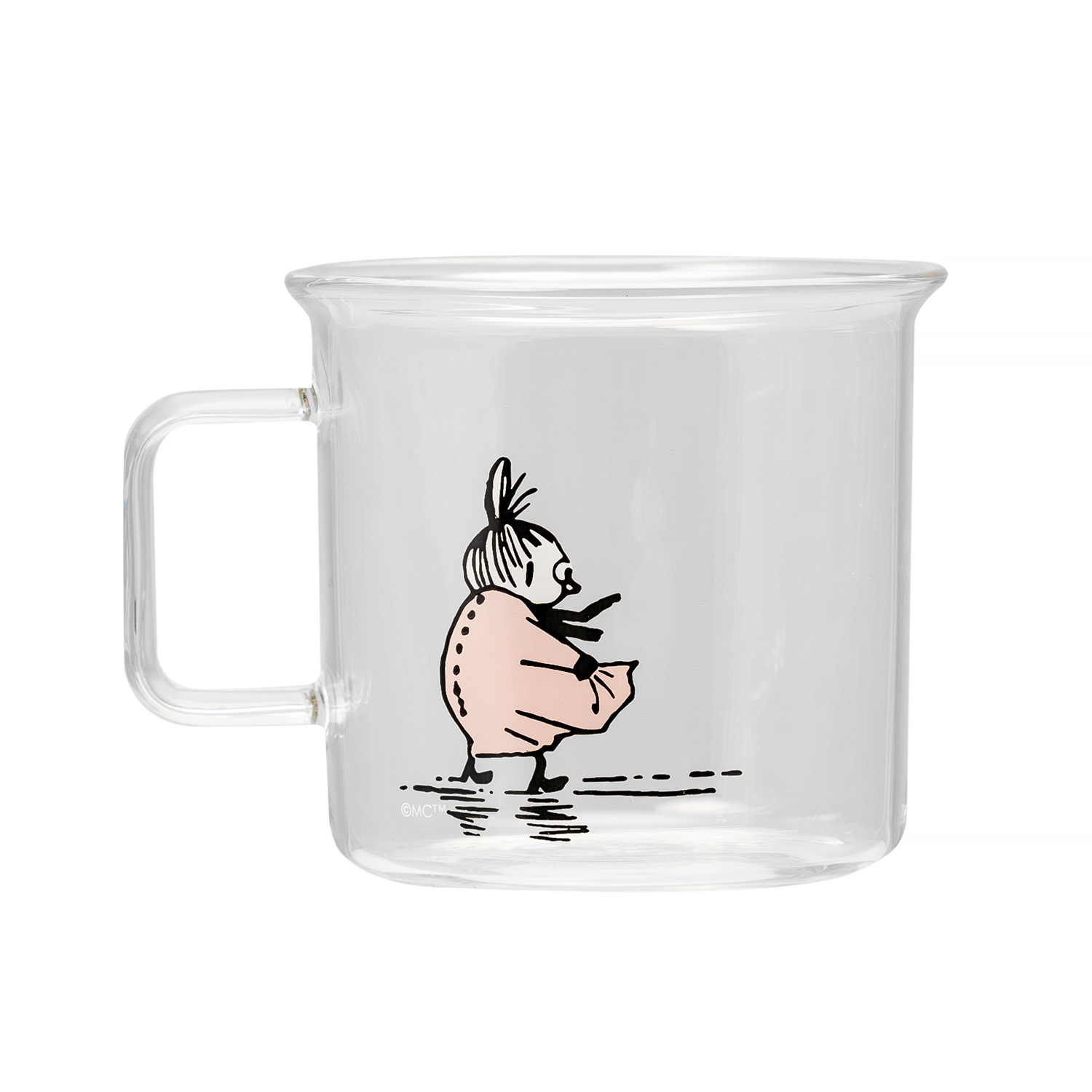 Moomin - Little My Glass Mug 350ml Transparent