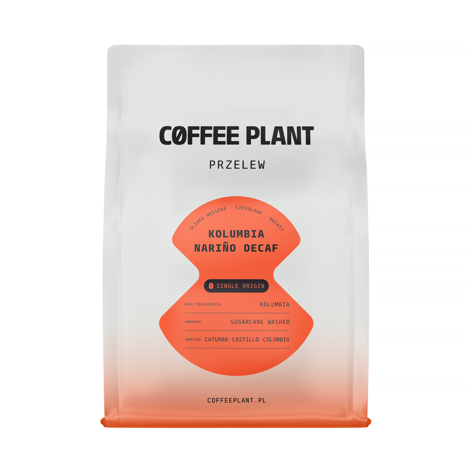 COFFEE PLANT - Kolumbia Washed Sugarcane - Decaf Filter 250g