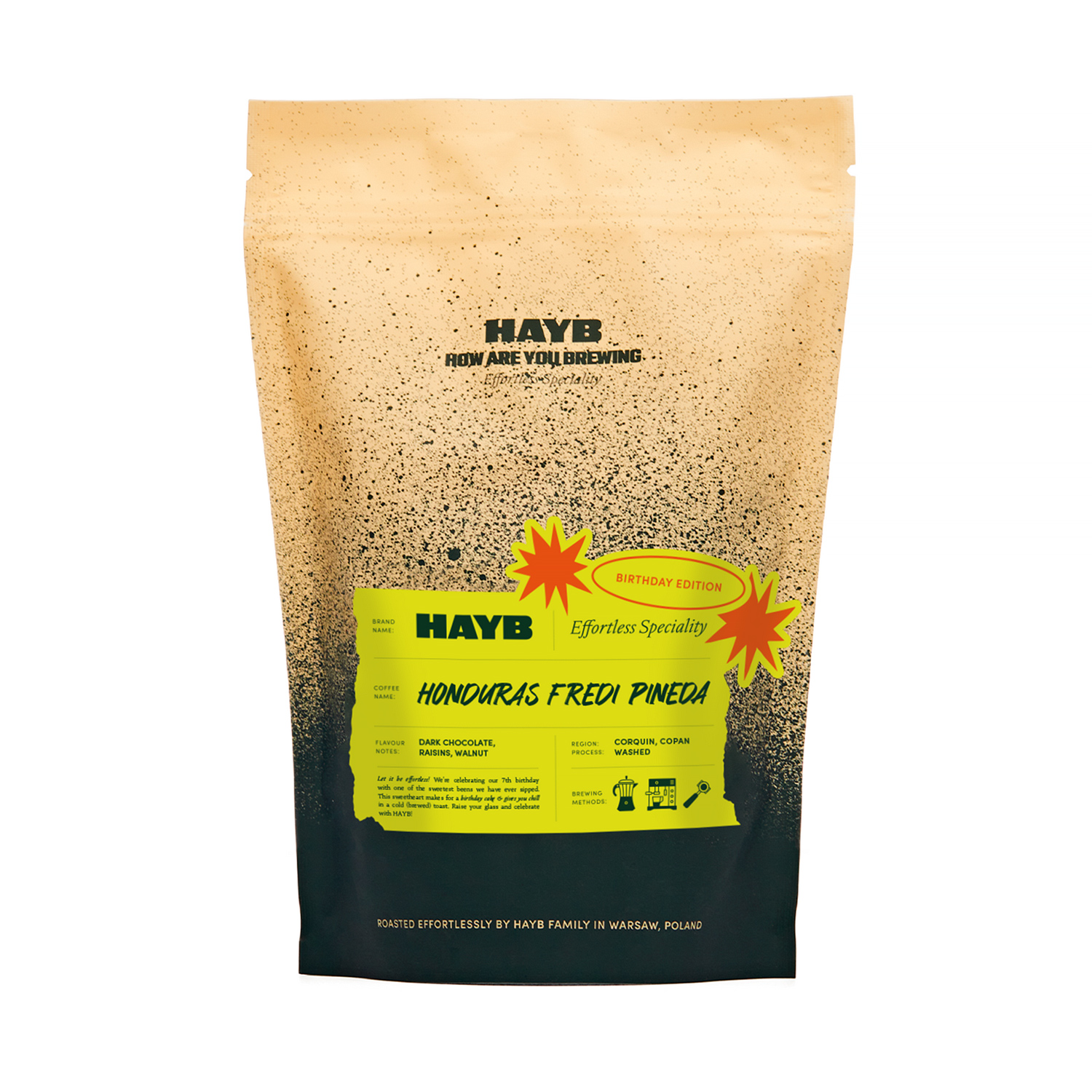 HAYB - Honduras Fredi Ronalado Pinelda Washed Espresso 250 g