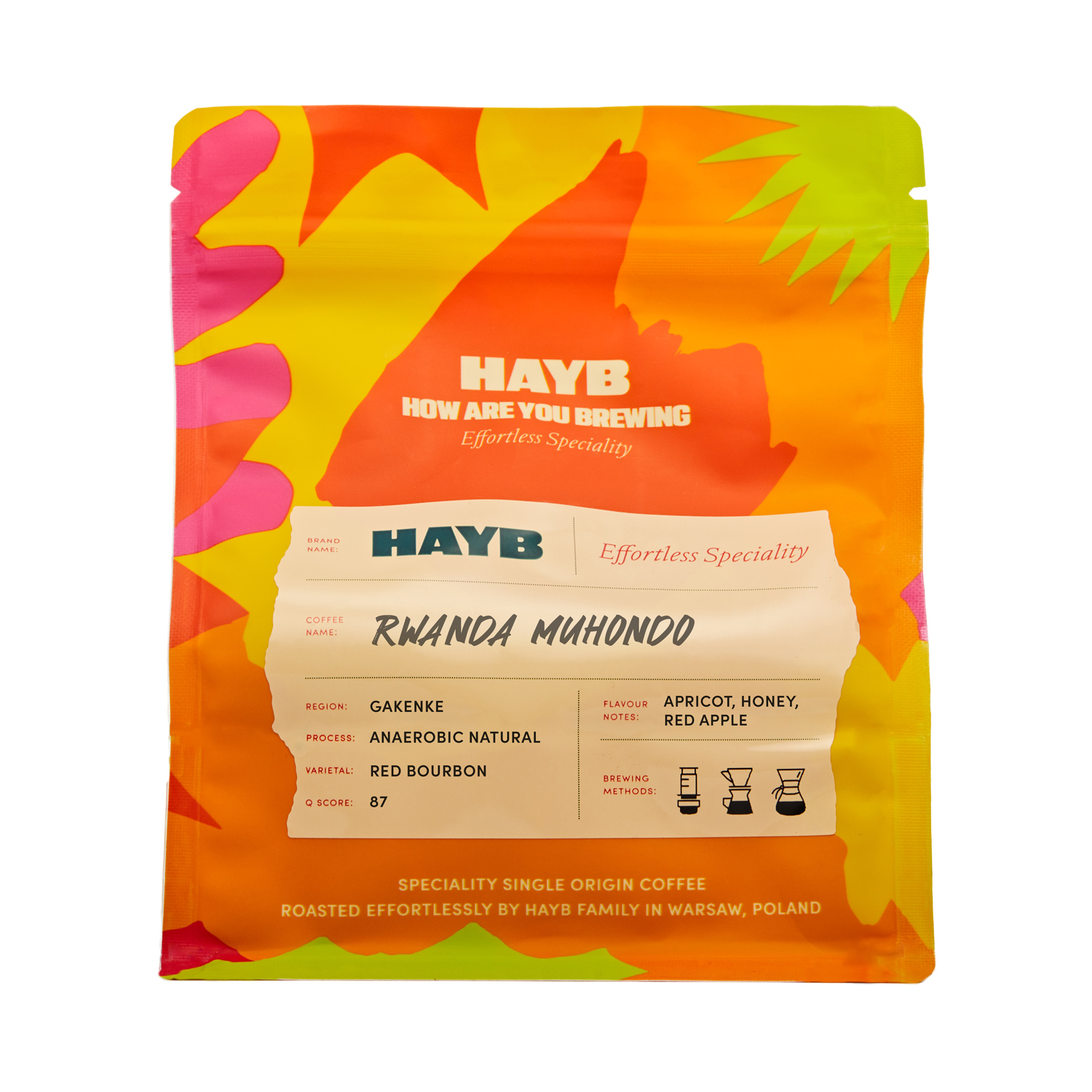 HAYB - Rwanda Muhondo Anaerobic Natural Filter 250 g