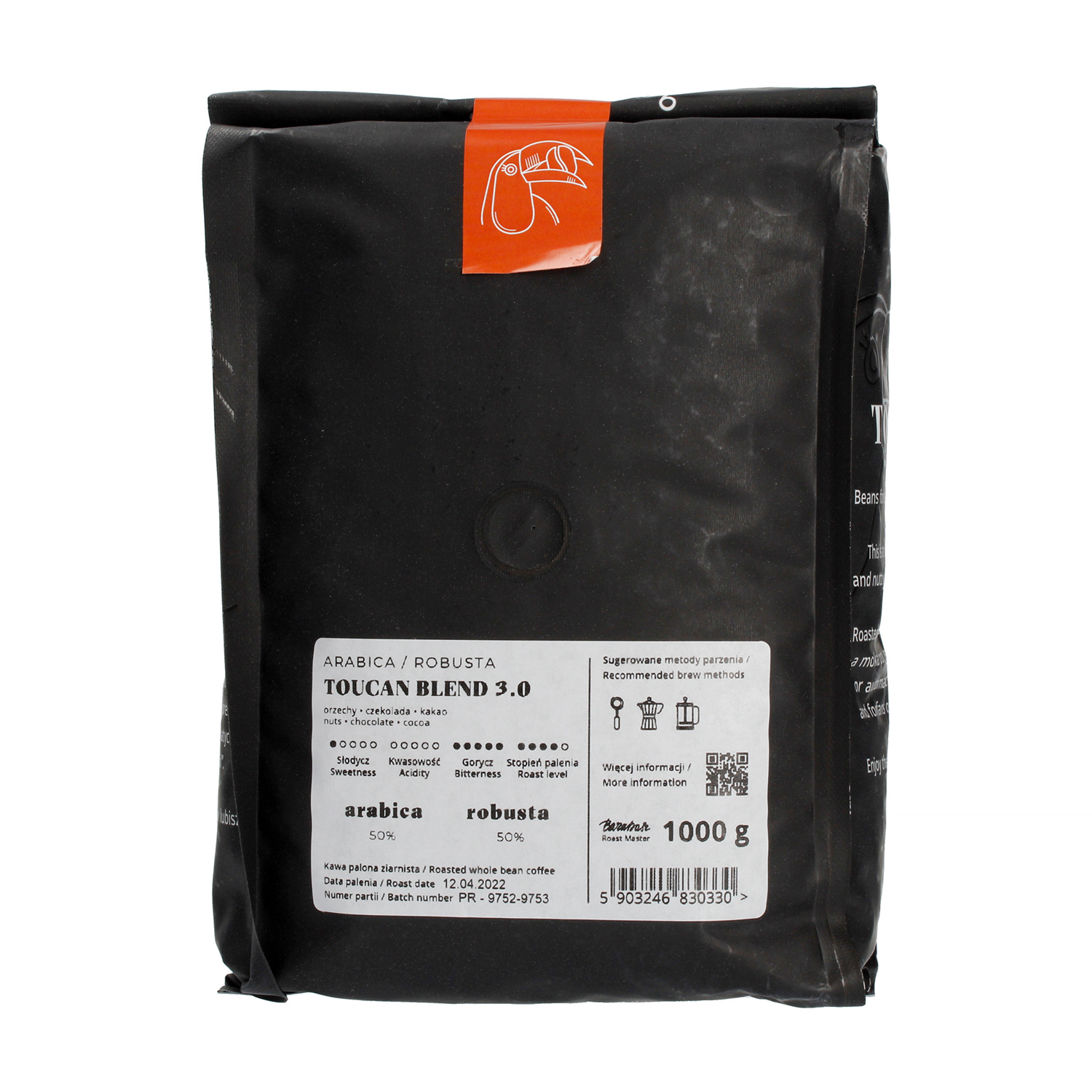 Hard Beans - Toucan Blend 3.0 Espresso 1kg