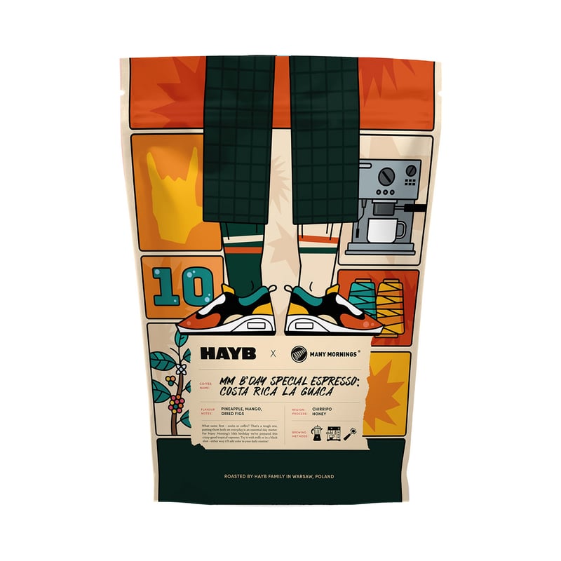 HAYB Many Espresso Mornings - Kostaryka La Guaca Honey Espresso 250g