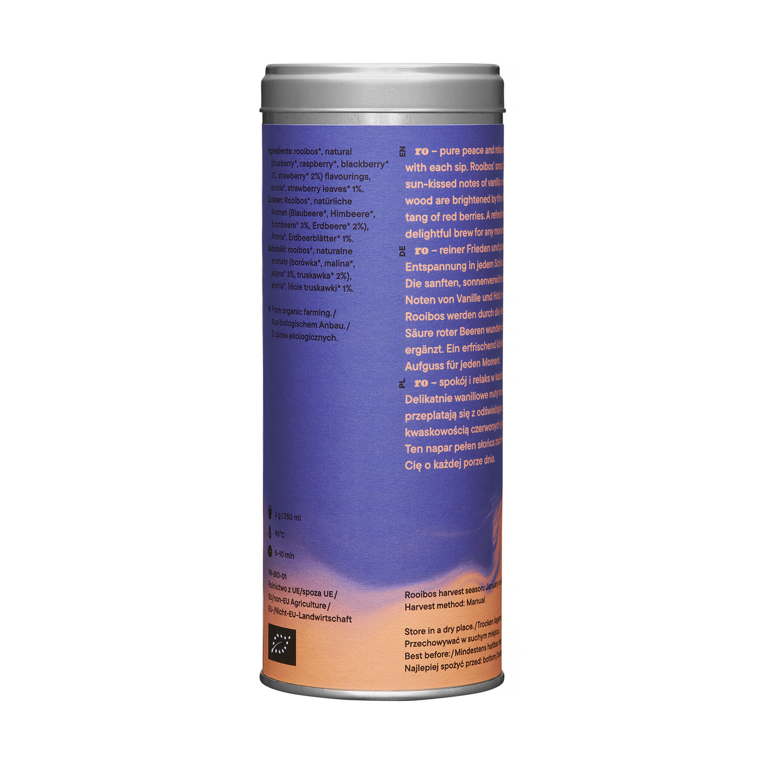 RO - herbata sypana rooibos Red berries BIO 100 g