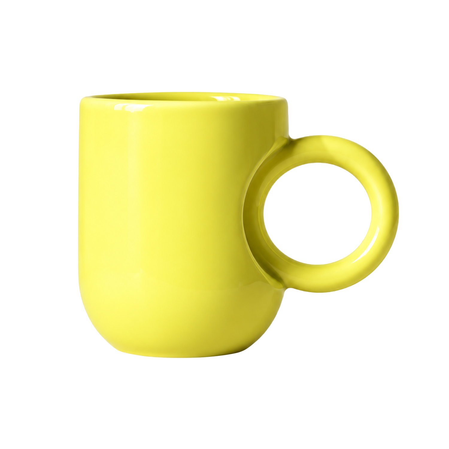 NOT.BAD - kubek ceramiczny BAD MOOD limonkowy 290 ml