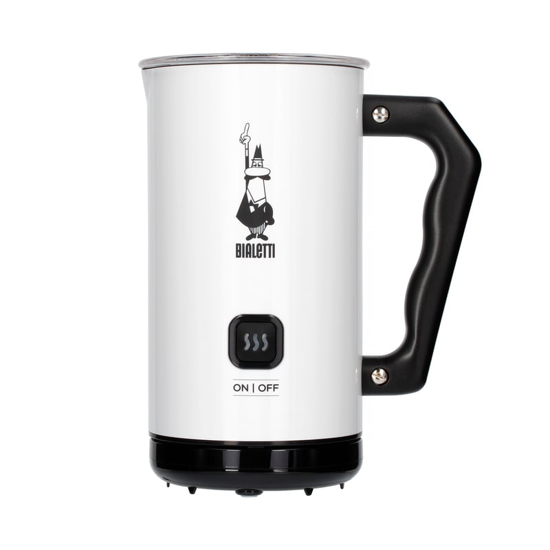 Bialetti Milk Frother MKF02 Bianco - Elektryczny spieniacz do mleka Biały