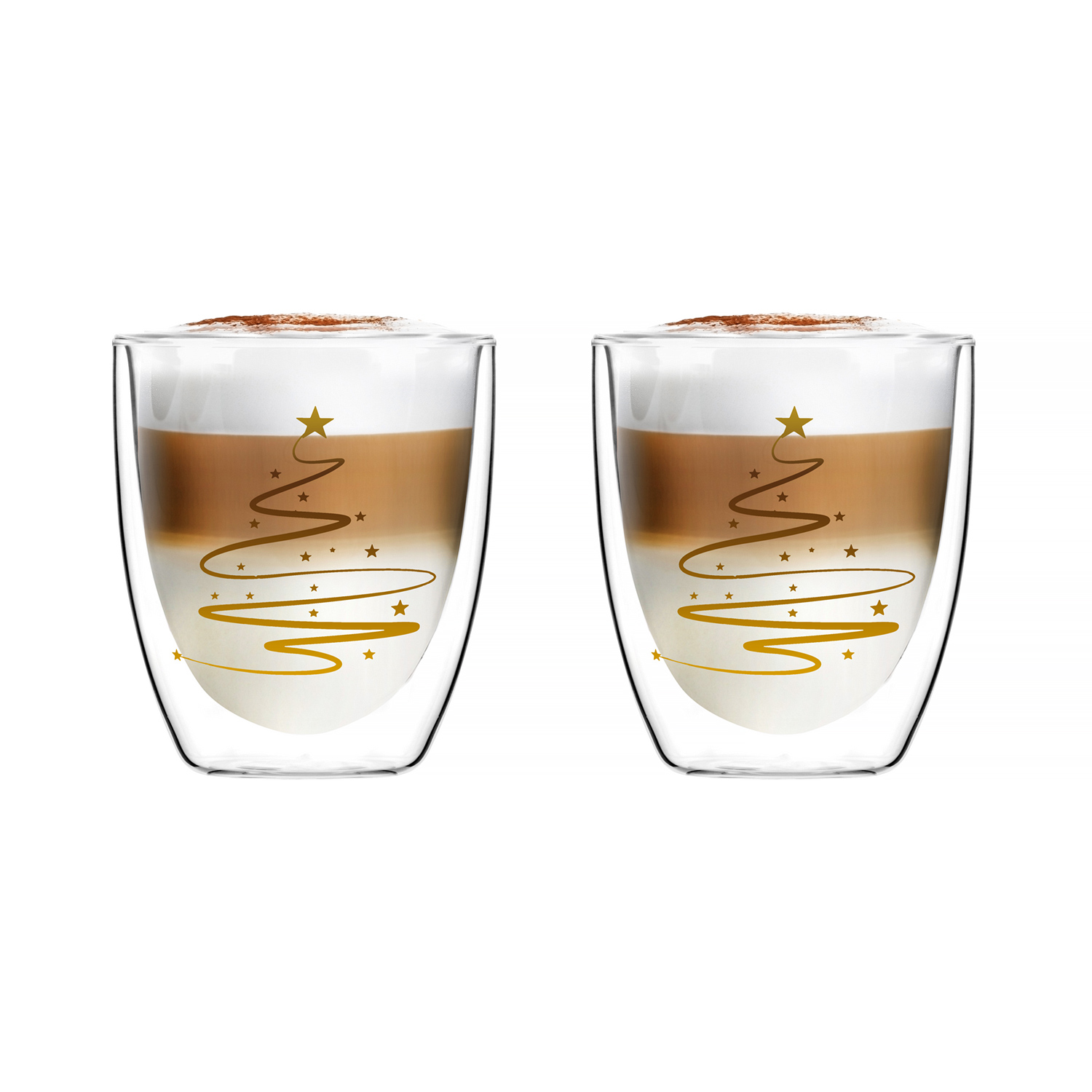 Vialli Design - Amo Xmass Set of 2 Double-walled Cups 300ml