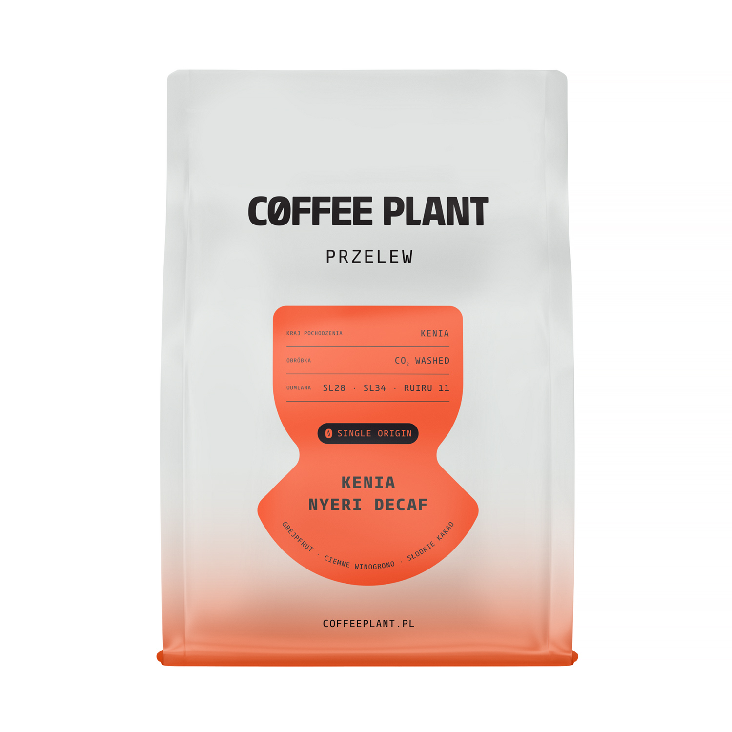 COFFEE PLANT - Kenia Decaf - Kawa Bezkofeinowa Filter 250g