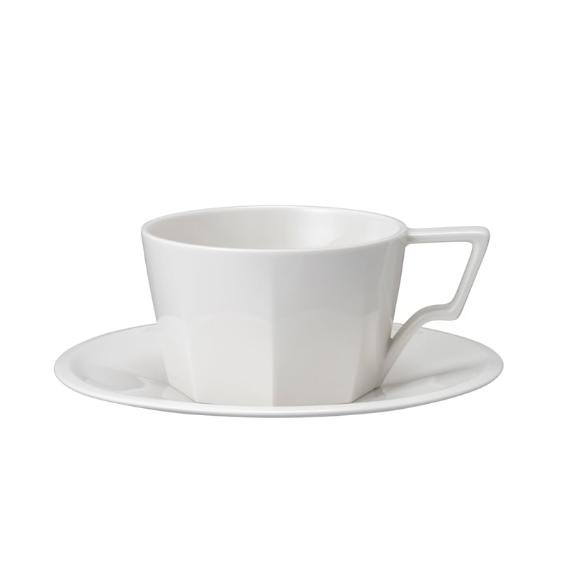 KINTO - OCT Cup & Saucer White 300ml