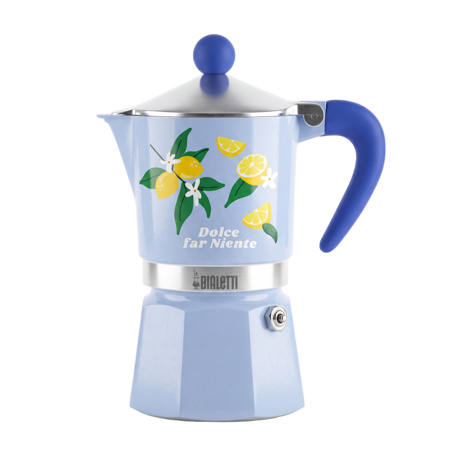 Bialetti - kawiarka Rainbow 3tz Fruit Vibes - Niebieska