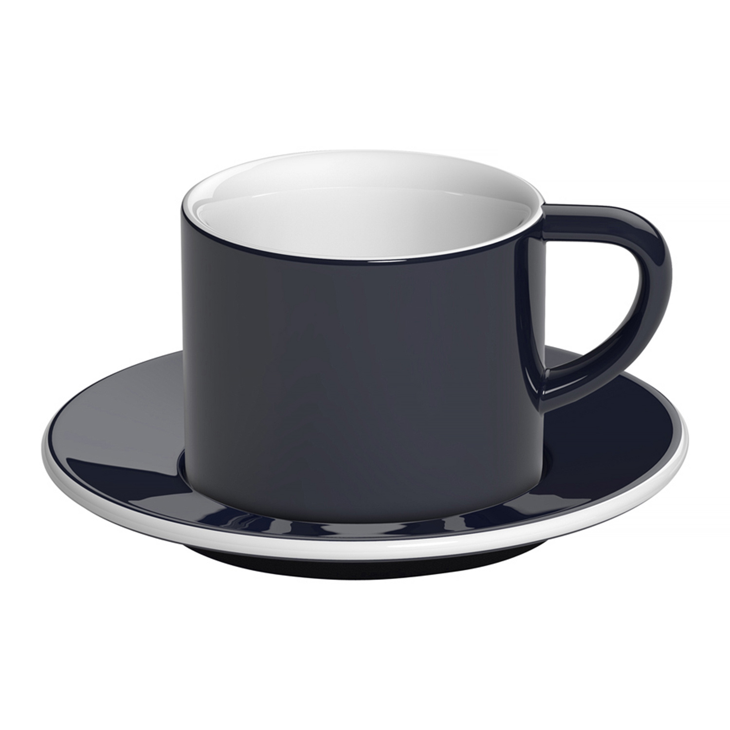 Loveramics Bond - 150 ml Cappuccino cup and saucer - Denim