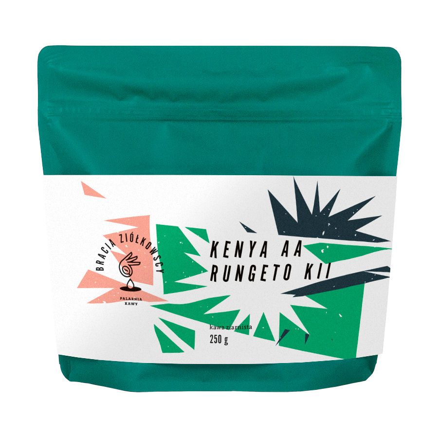 Bracia Ziółkowscy - kawa ziarnista Kenia Rung'eto Kii Washed Filter 250 g