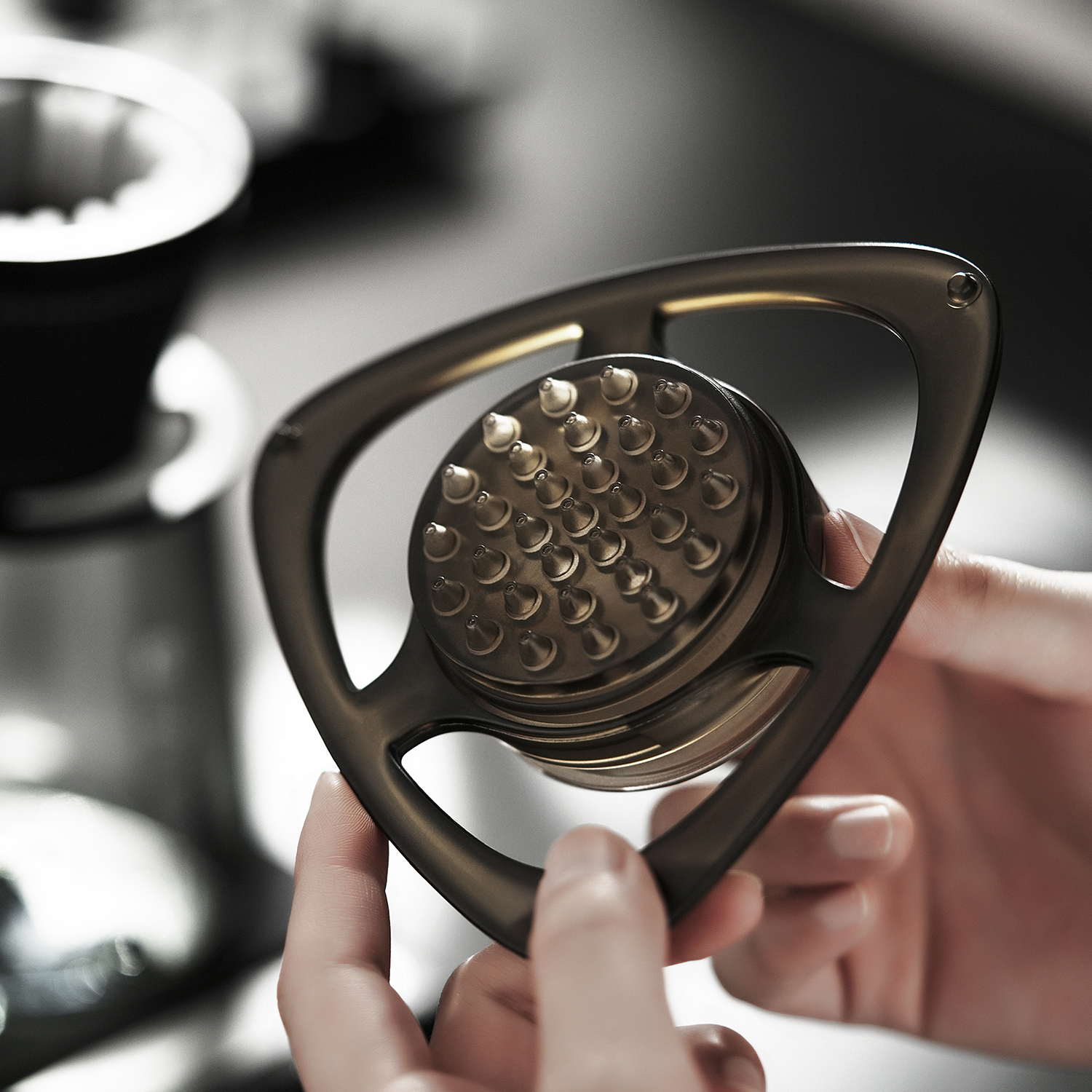 MHW-3BOMBER - Nakładka prysznicowa do dripa Rain czarna