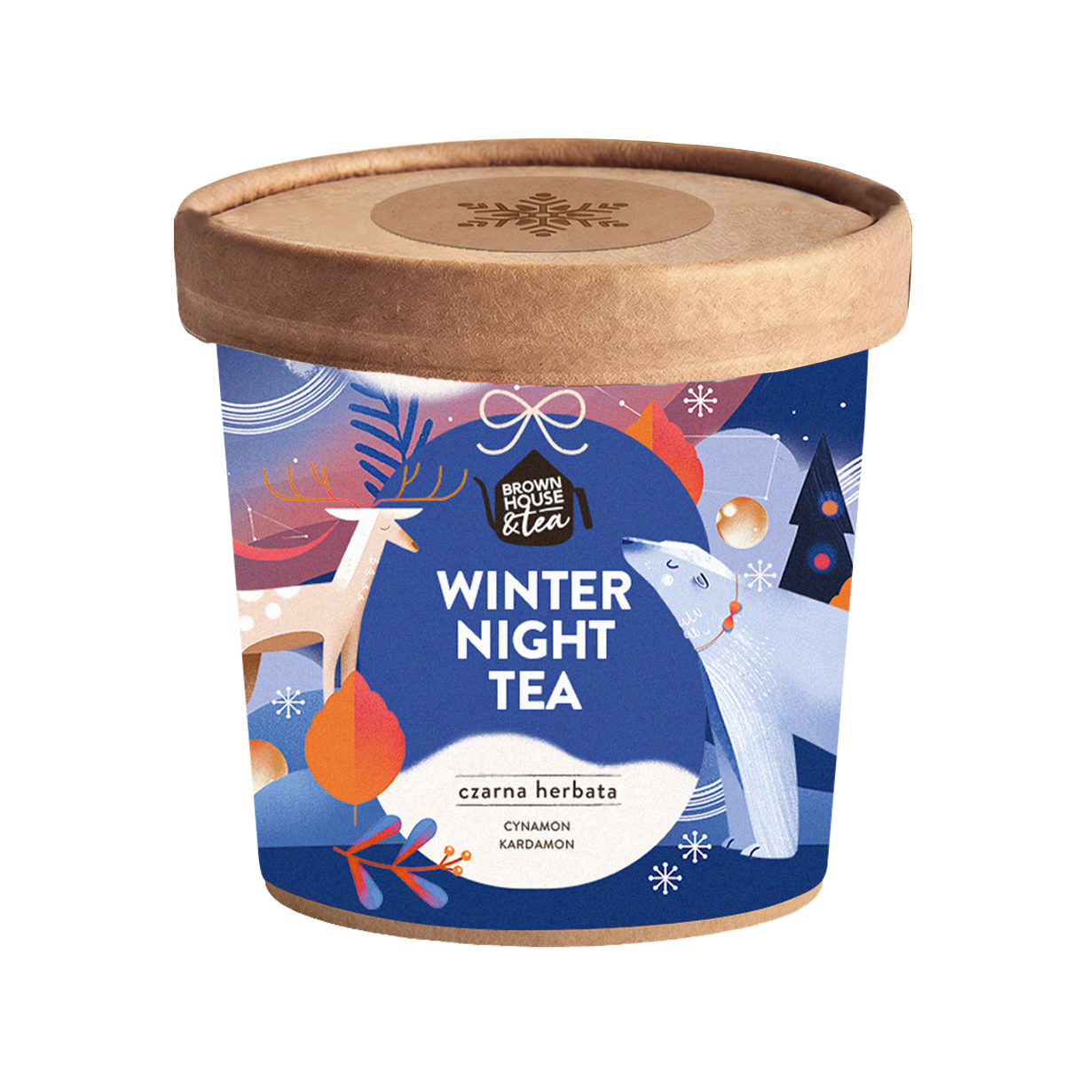 Brown House & Tea - Winter Night Tea - czarna herbata 40 g