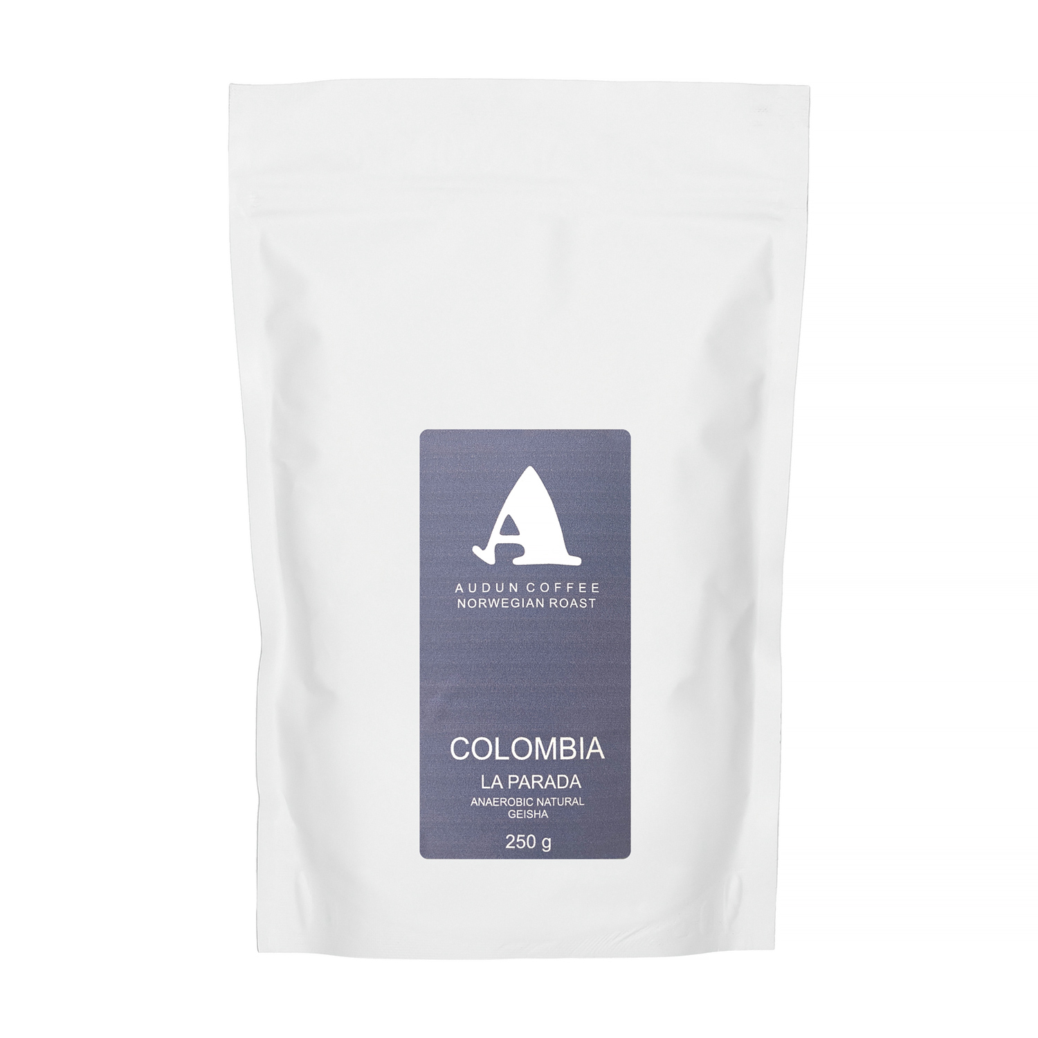 Audun Coffee - kawa ziarnista Kolumbia La Parada Anaerobic Natural Filter 250 g